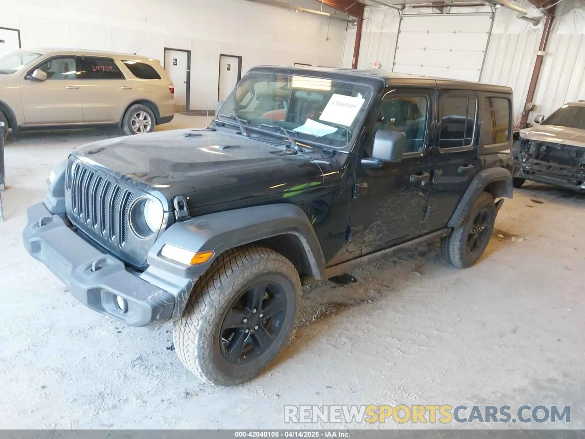 2 Photograph of a damaged car 1C4HJXDG8MW578205 JEEP WRANGLER UNLIMITED 2021