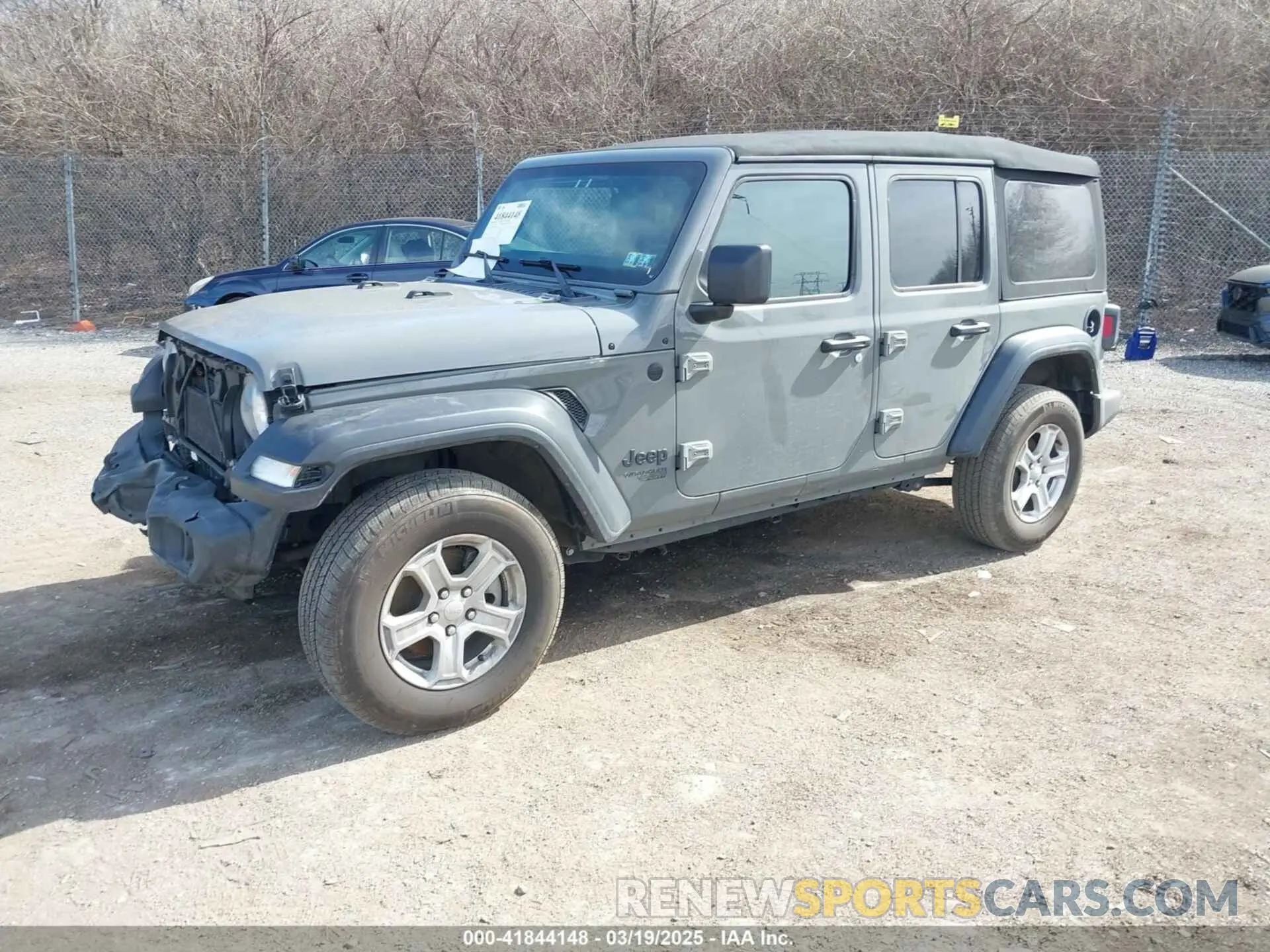 2 Photograph of a damaged car 1C4HJXDG9MW836411 JEEP WRANGLER UNLIMITED 2021