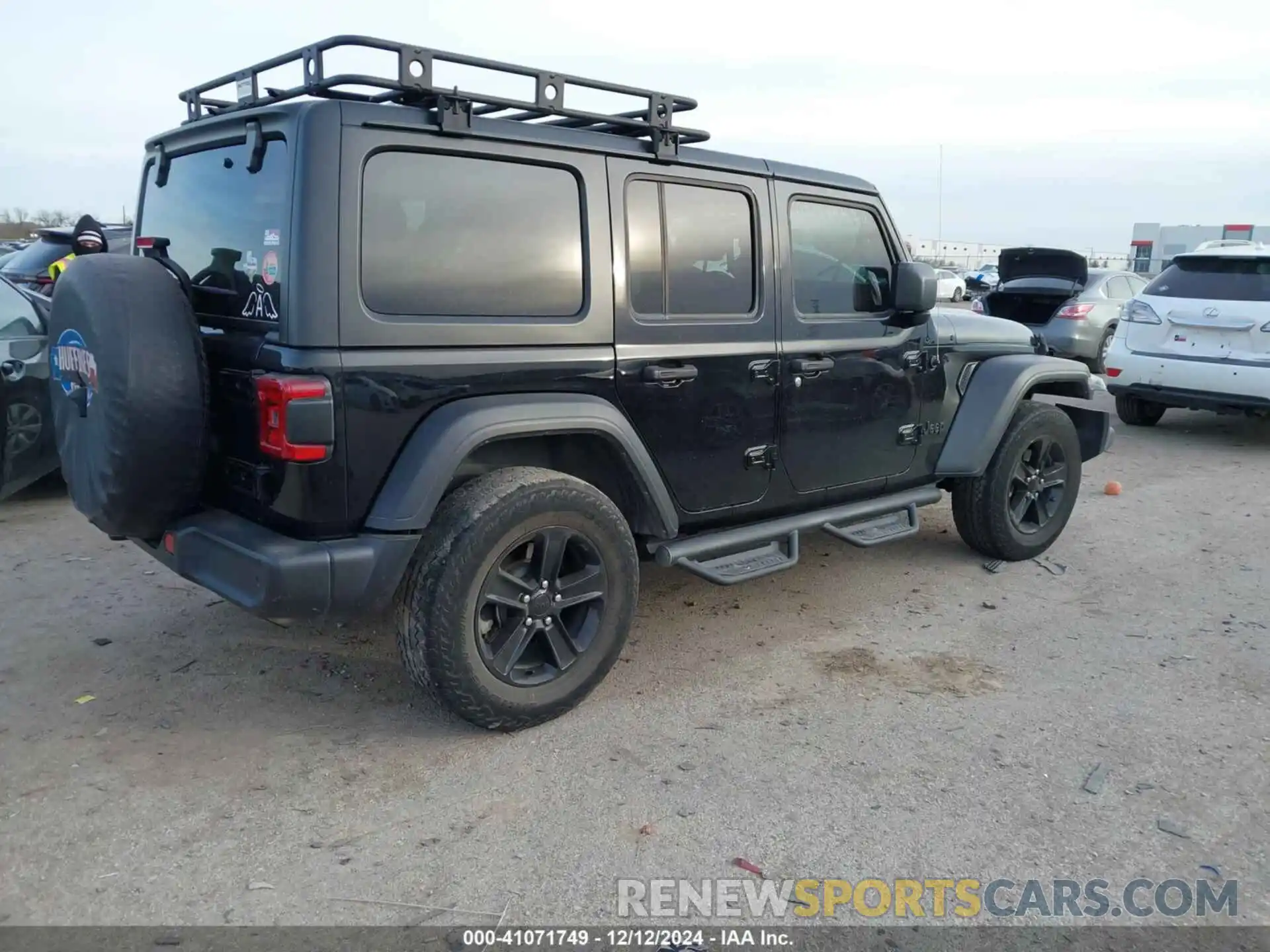 4 Photograph of a damaged car 1C4HJXDGXMW605680 JEEP WRANGLER UNLIMITED 2021