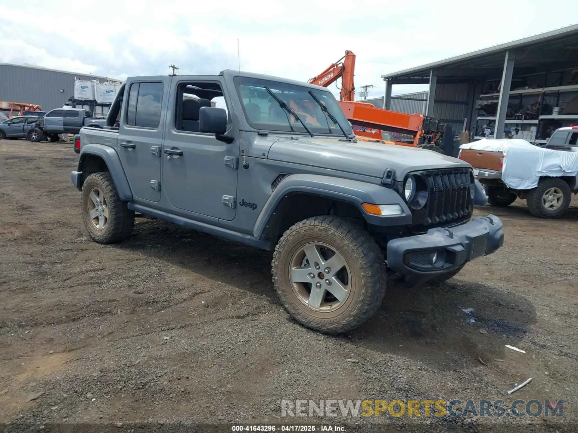 1 Photograph of a damaged car 1C4HJXDGXMW763324 JEEP WRANGLER UNLIMITED 2021