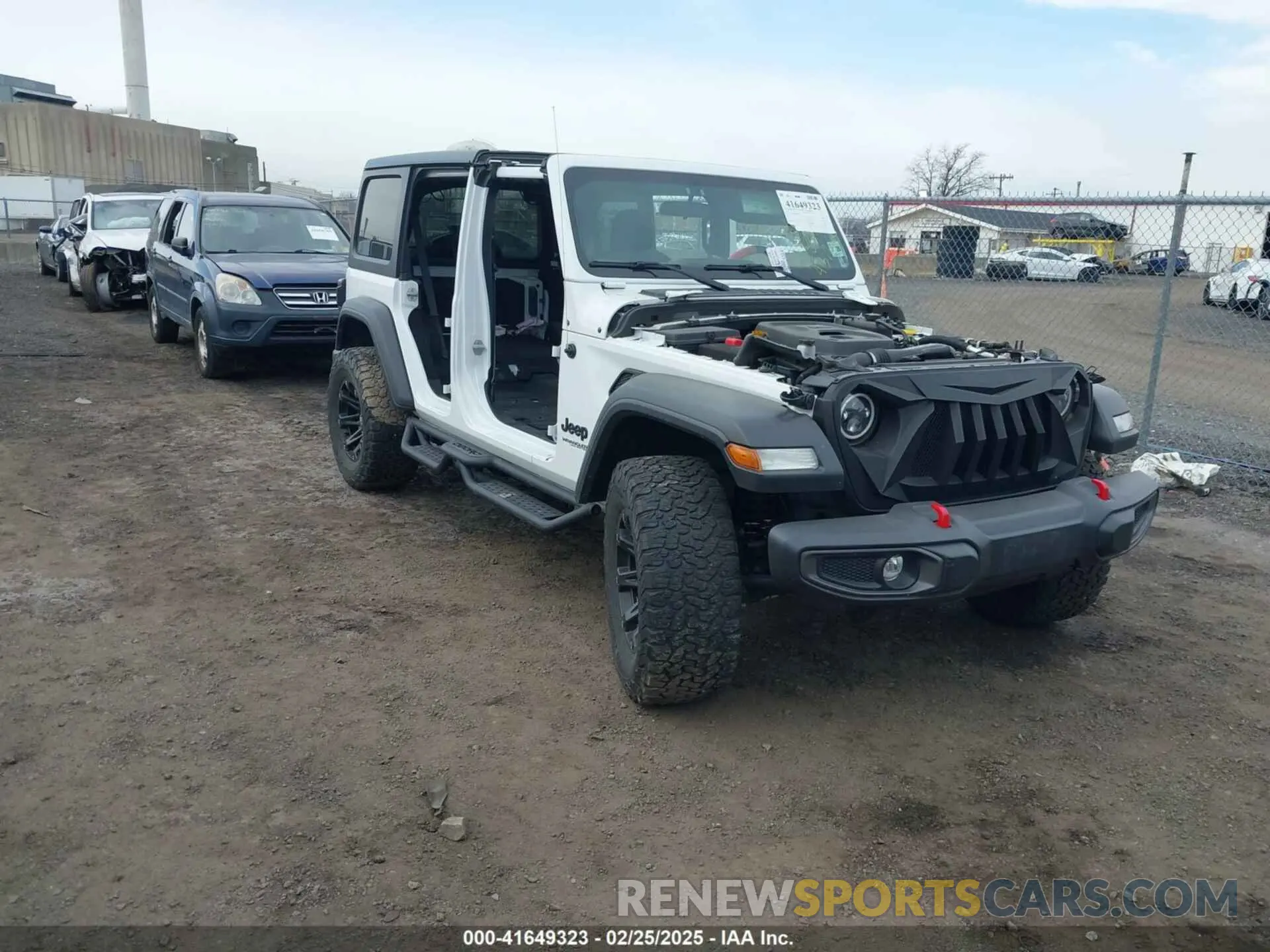 1 Photograph of a damaged car 1C4HJXDN0MW612698 JEEP WRANGLER UNLIMITED 2021