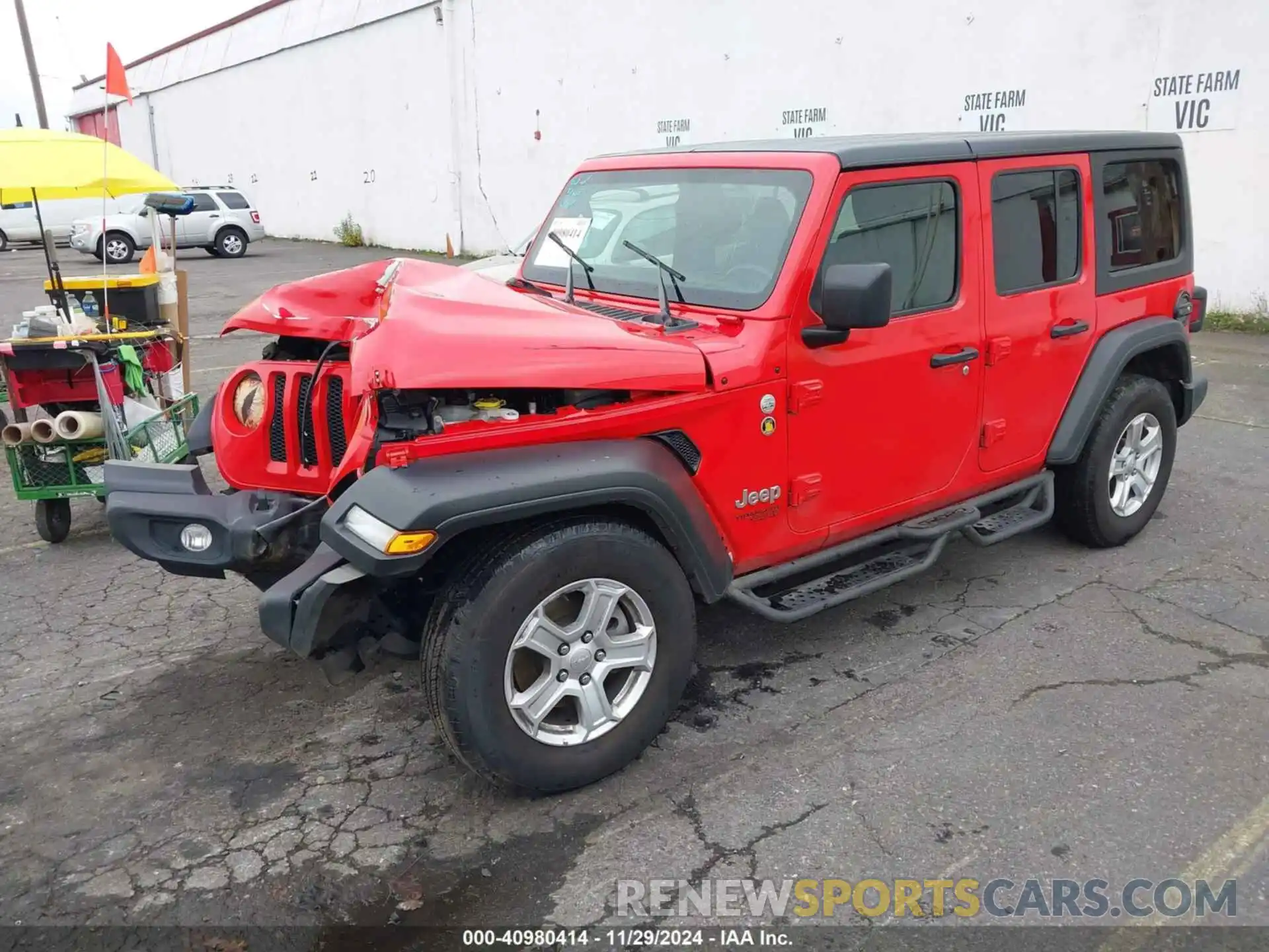 2 Photograph of a damaged car 1C4HJXDN1MW531032 JEEP WRANGLER UNLIMITED 2021