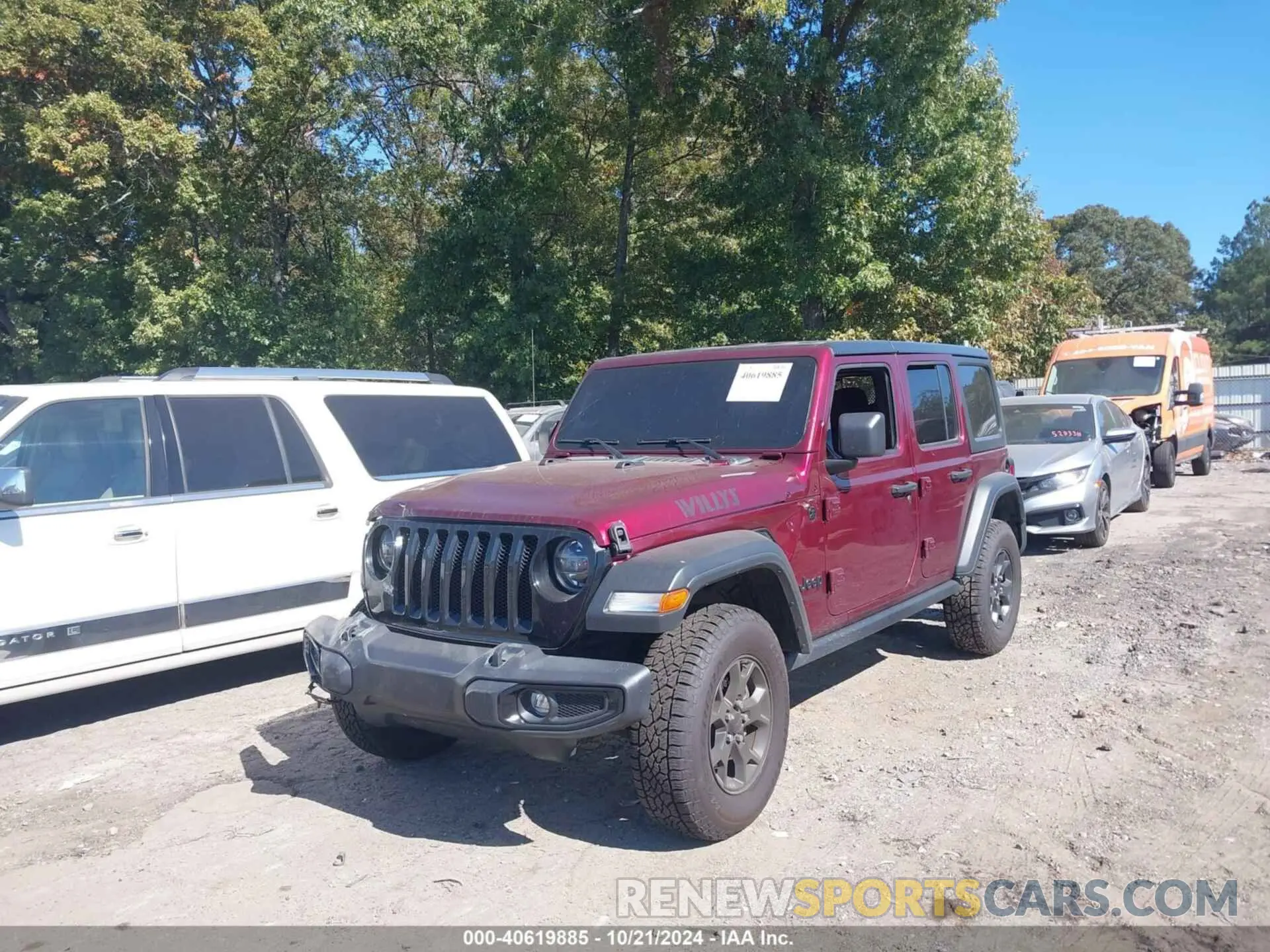 2 Photograph of a damaged car 1C4HJXDN1MW650554 JEEP WRANGLER UNLIMITED 2021