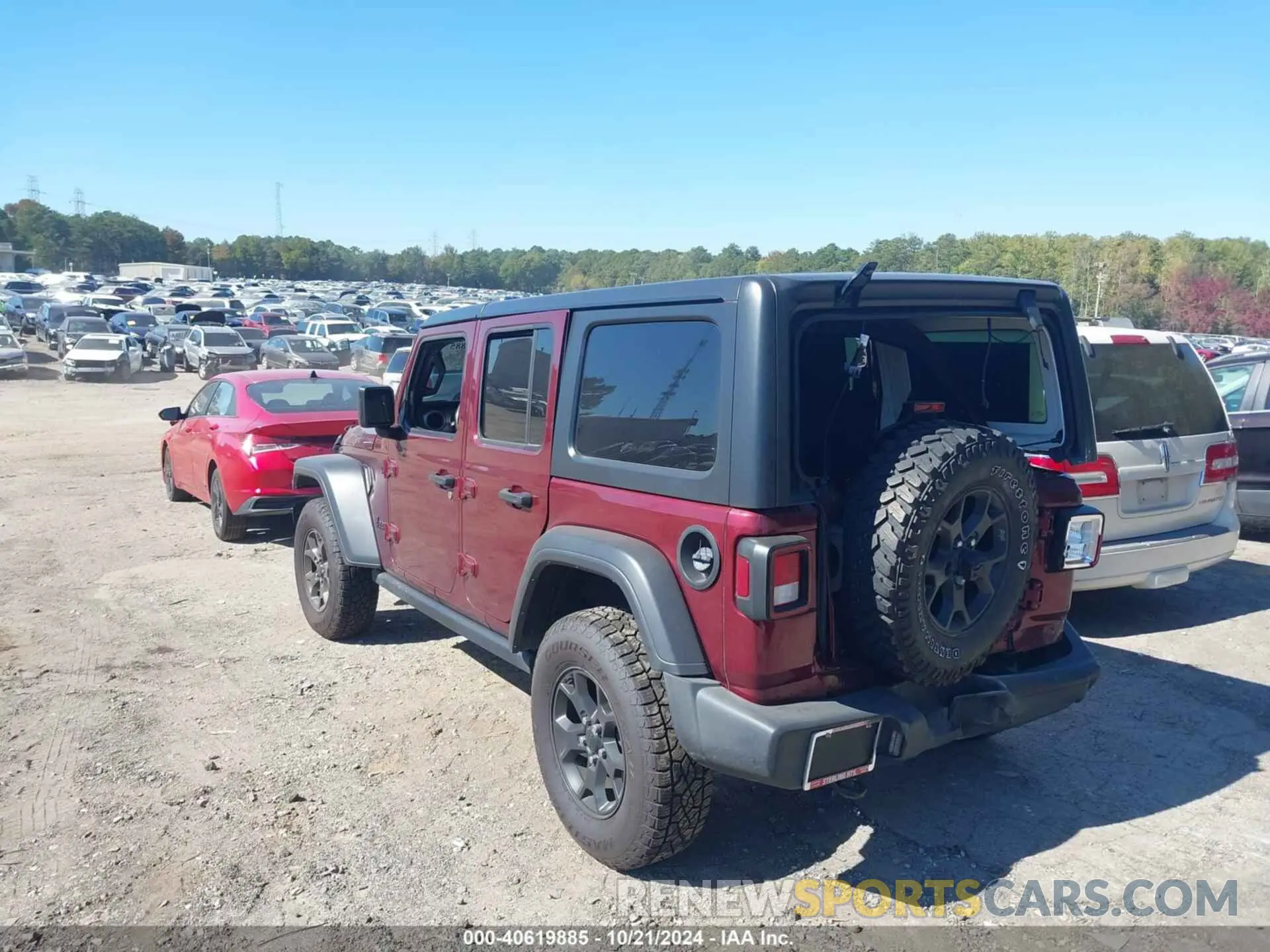 3 Photograph of a damaged car 1C4HJXDN1MW650554 JEEP WRANGLER UNLIMITED 2021