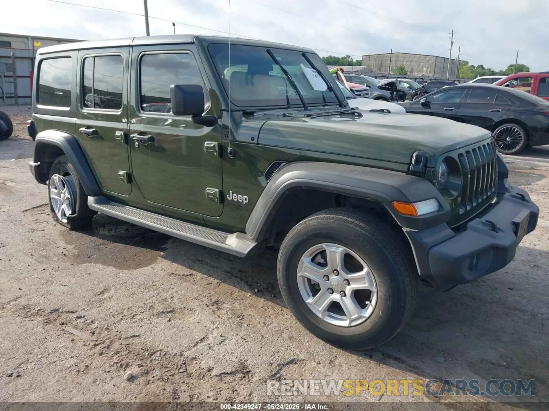 1 Photograph of a damaged car 1C4HJXDN2MW519746 JEEP WRANGLER UNLIMITED 2021