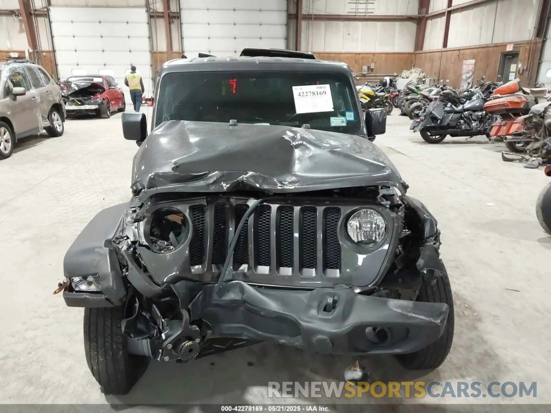 11 Photograph of a damaged car 1C4HJXDN2MW701625 JEEP WRANGLER UNLIMITED 2021