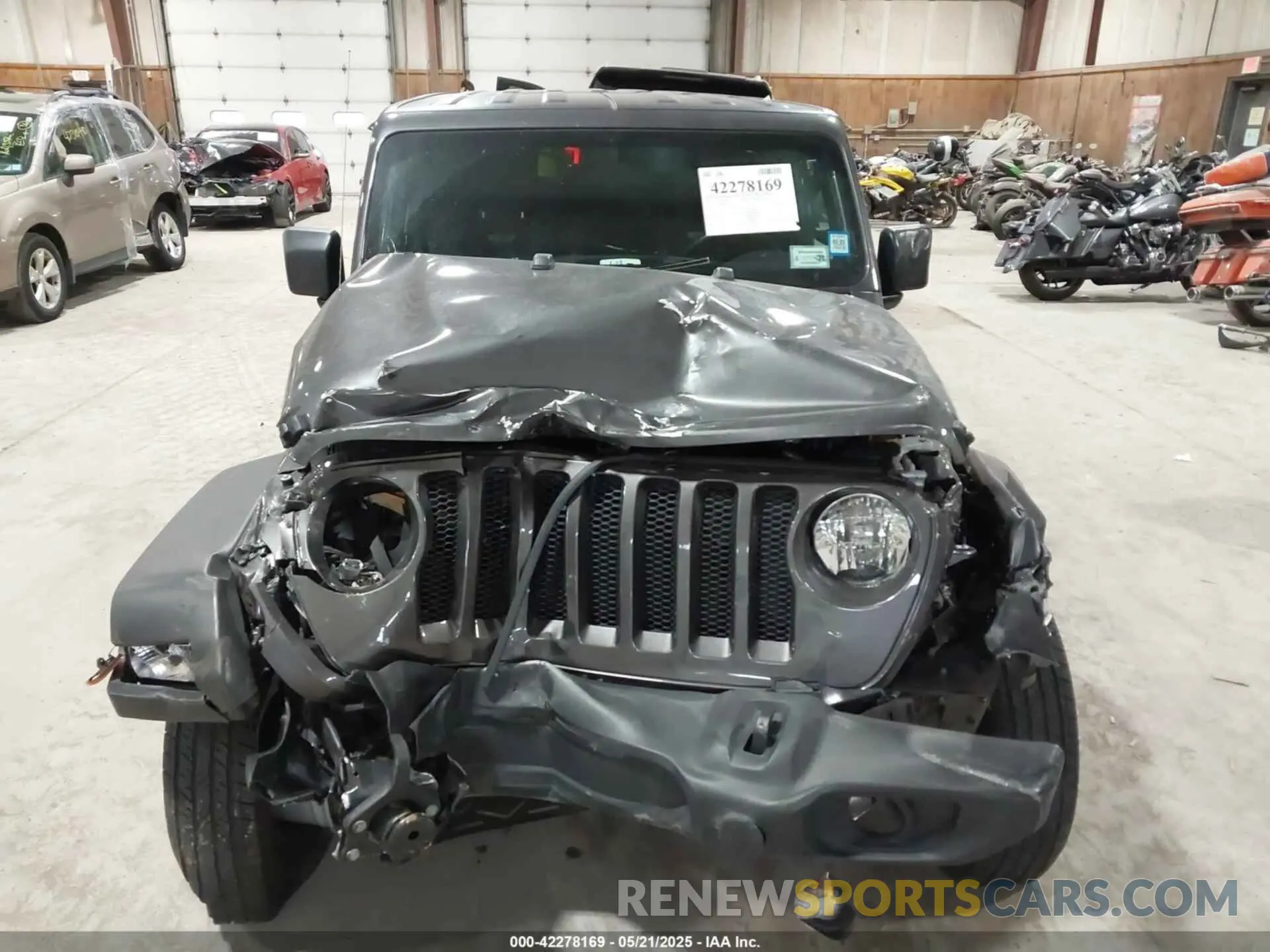 6 Photograph of a damaged car 1C4HJXDN2MW701625 JEEP WRANGLER UNLIMITED 2021