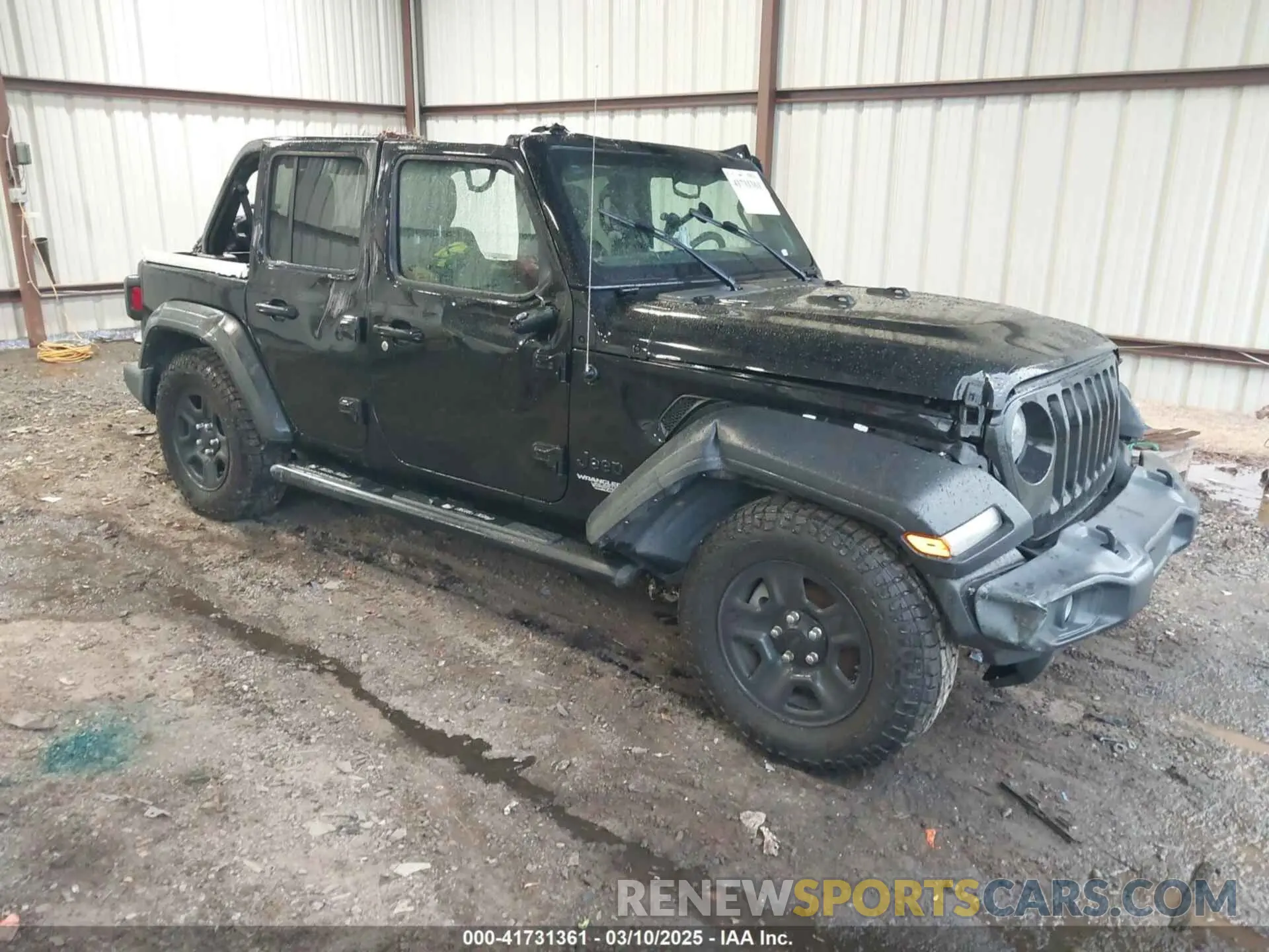 1 Photograph of a damaged car 1C4HJXDN2MW725181 JEEP WRANGLER UNLIMITED 2021