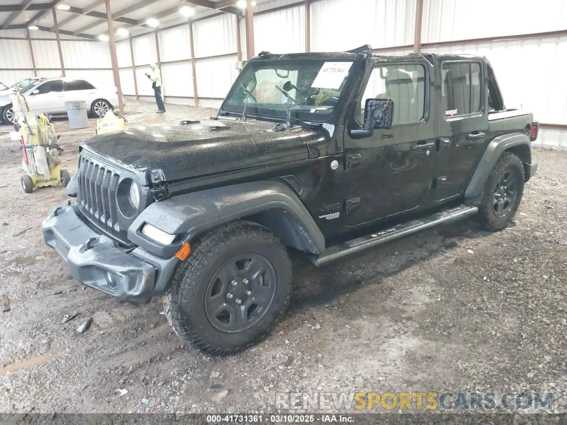 2 Photograph of a damaged car 1C4HJXDN2MW725181 JEEP WRANGLER UNLIMITED 2021