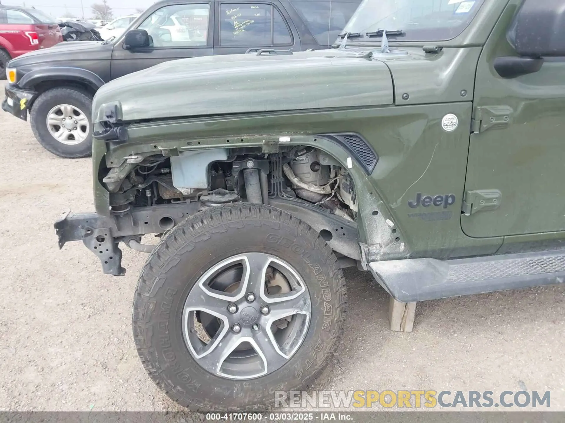 6 Photograph of a damaged car 1C4HJXDN3MW701553 JEEP WRANGLER UNLIMITED 2021