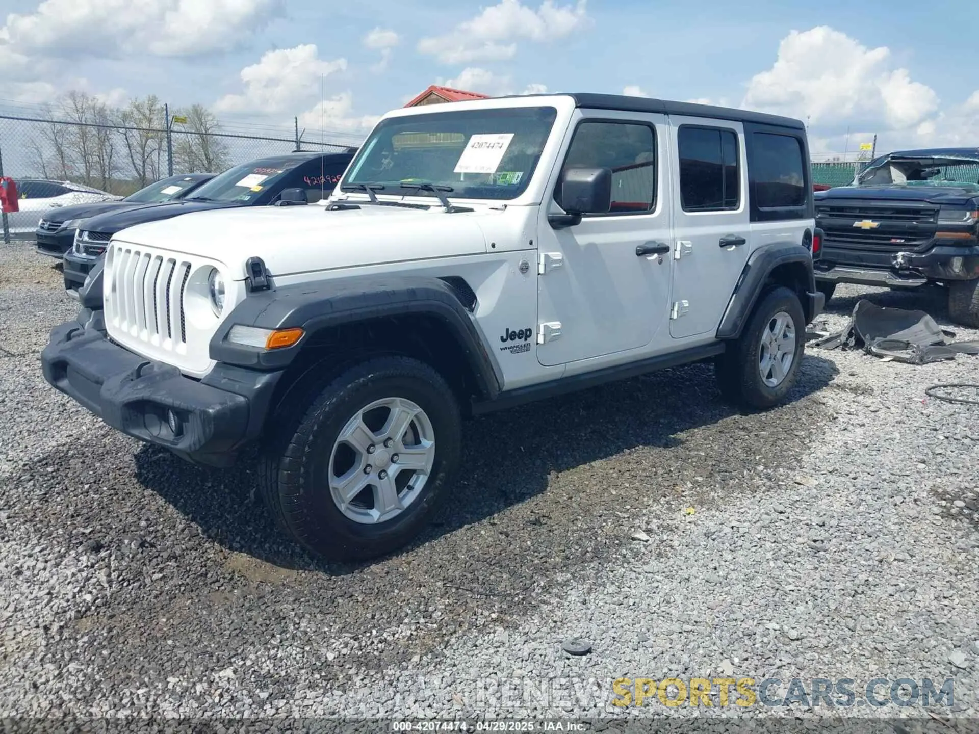 2 Photograph of a damaged car 1C4HJXDN3MW790797 JEEP WRANGLER UNLIMITED 2021