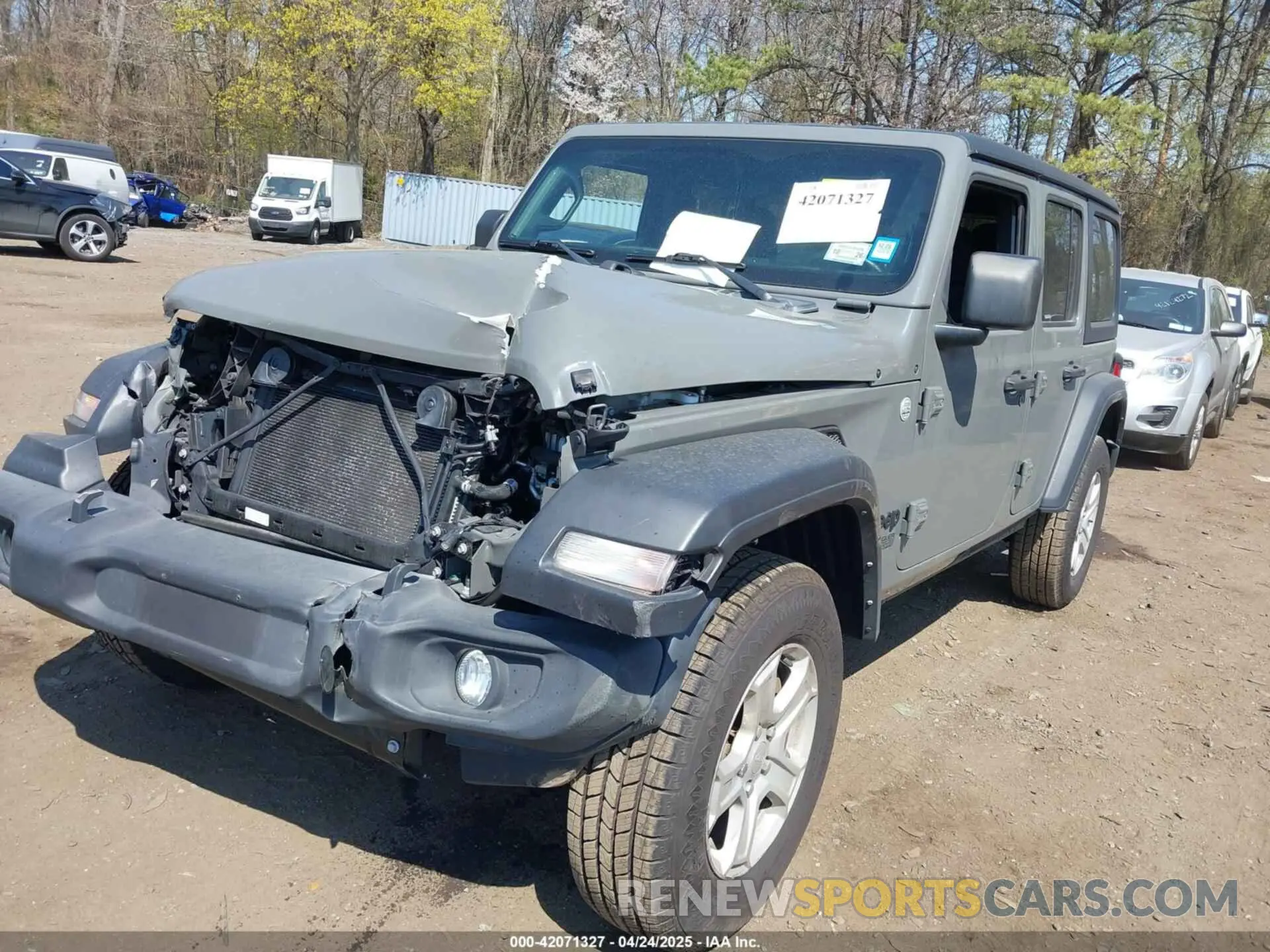2 Photograph of a damaged car 1C4HJXDN4MW703859 JEEP WRANGLER UNLIMITED 2021