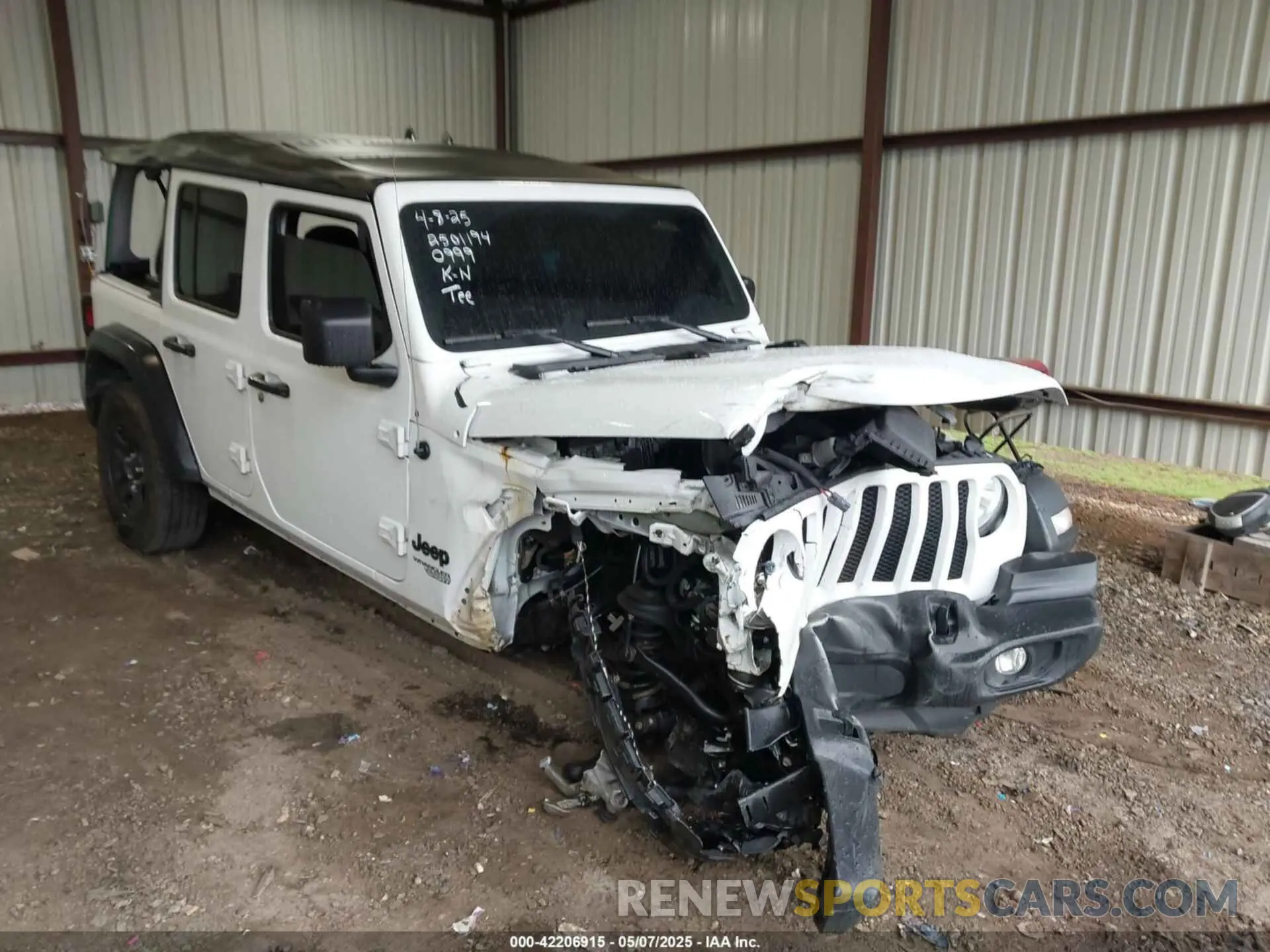 6 Photograph of a damaged car 1C4HJXDN4MW790999 JEEP WRANGLER UNLIMITED 2021