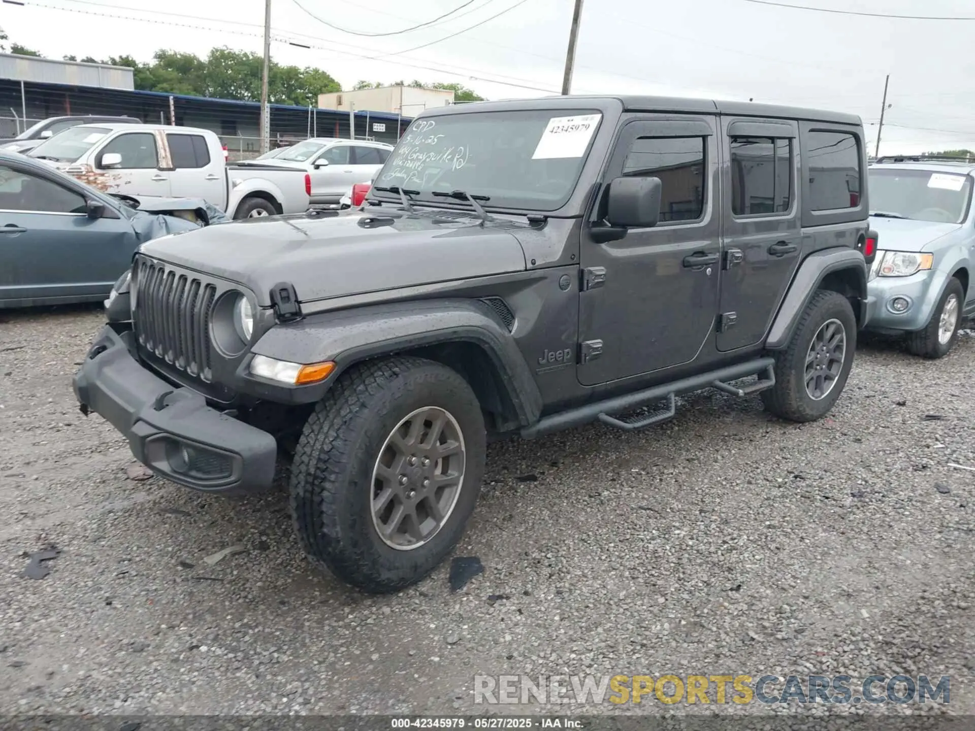 2 Photograph of a damaged car 1C4HJXDN5MW549839 JEEP WRANGLER UNLIMITED 2021