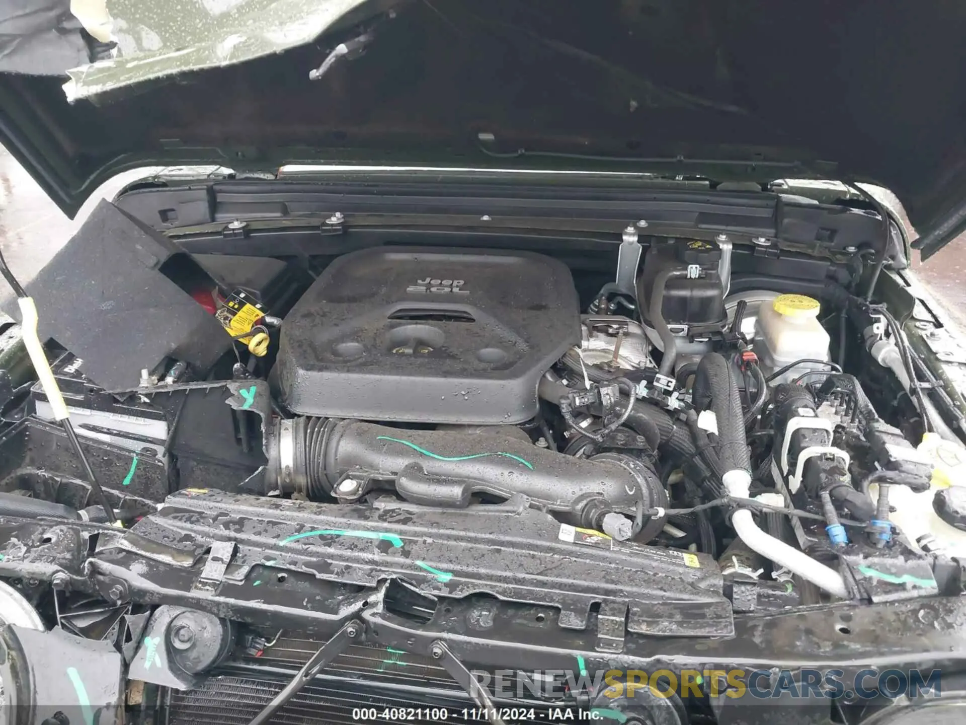 10 Photograph of a damaged car 1C4HJXDN5MW592125 JEEP WRANGLER UNLIMITED 2021