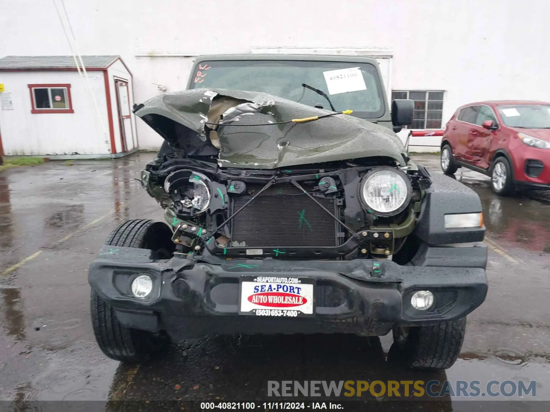 12 Photograph of a damaged car 1C4HJXDN5MW592125 JEEP WRANGLER UNLIMITED 2021