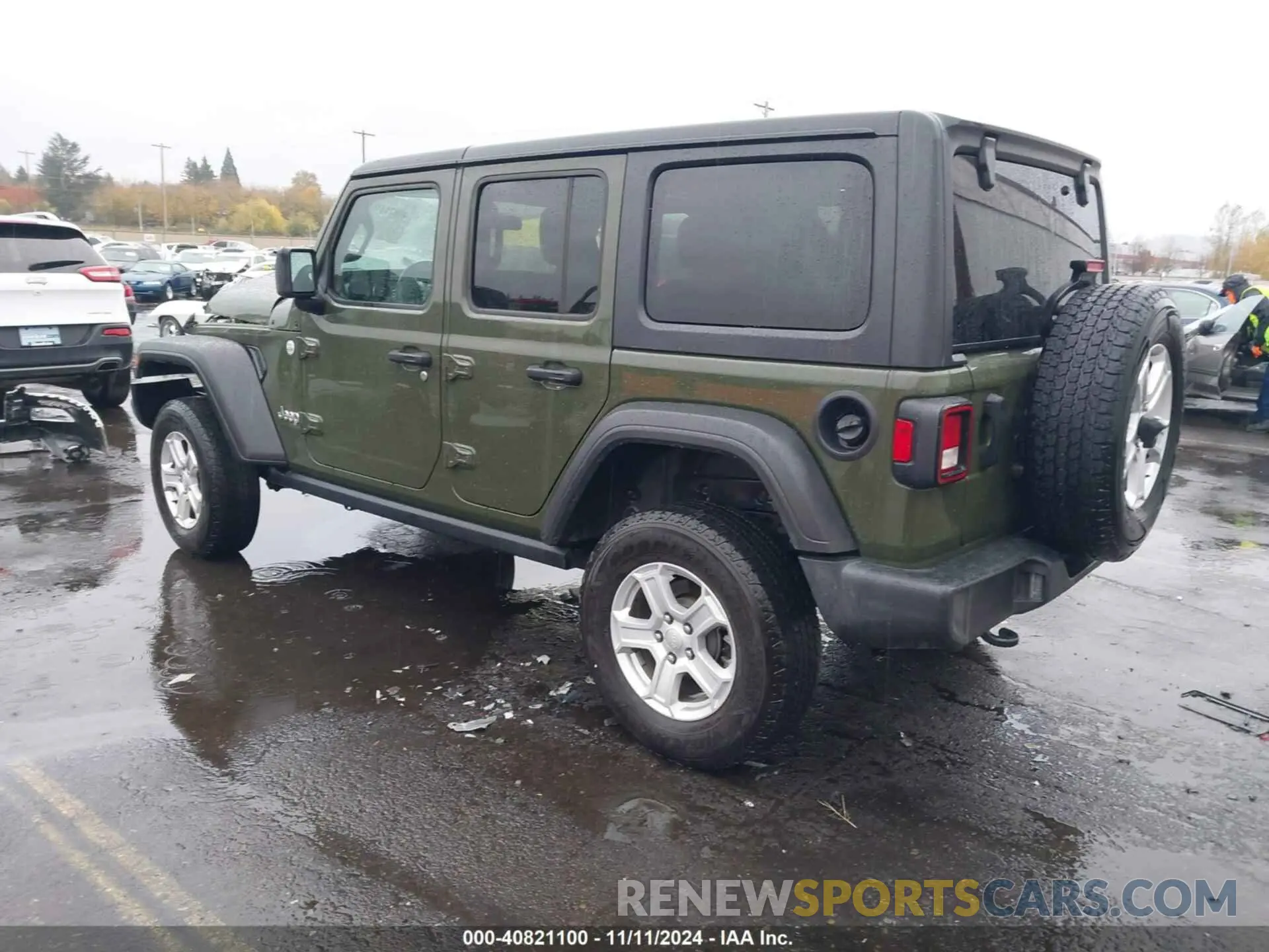 3 Photograph of a damaged car 1C4HJXDN5MW592125 JEEP WRANGLER UNLIMITED 2021