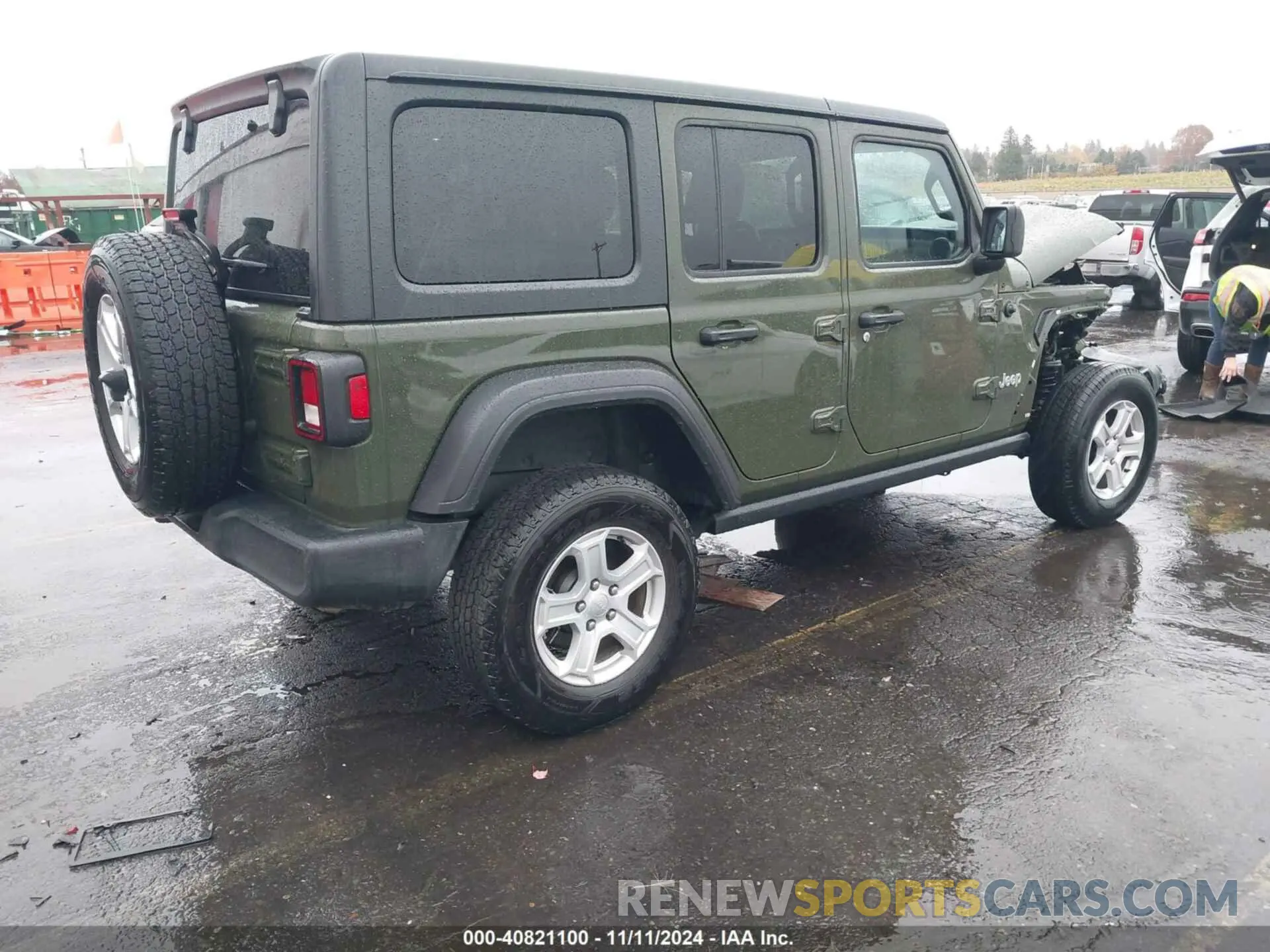 4 Photograph of a damaged car 1C4HJXDN5MW592125 JEEP WRANGLER UNLIMITED 2021