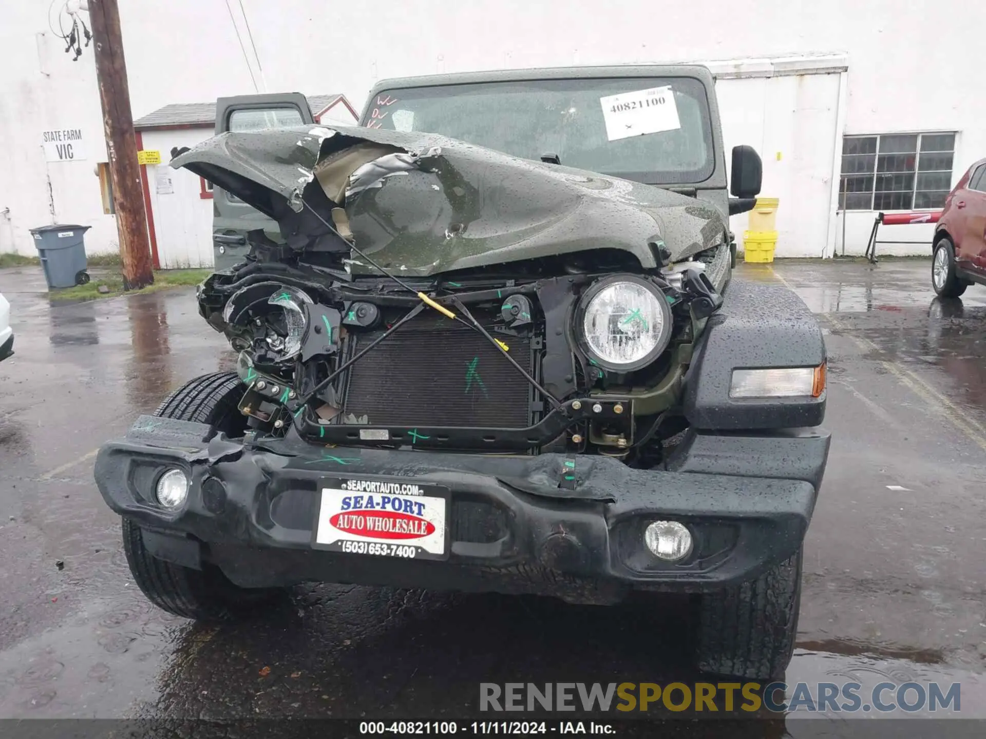 6 Photograph of a damaged car 1C4HJXDN5MW592125 JEEP WRANGLER UNLIMITED 2021