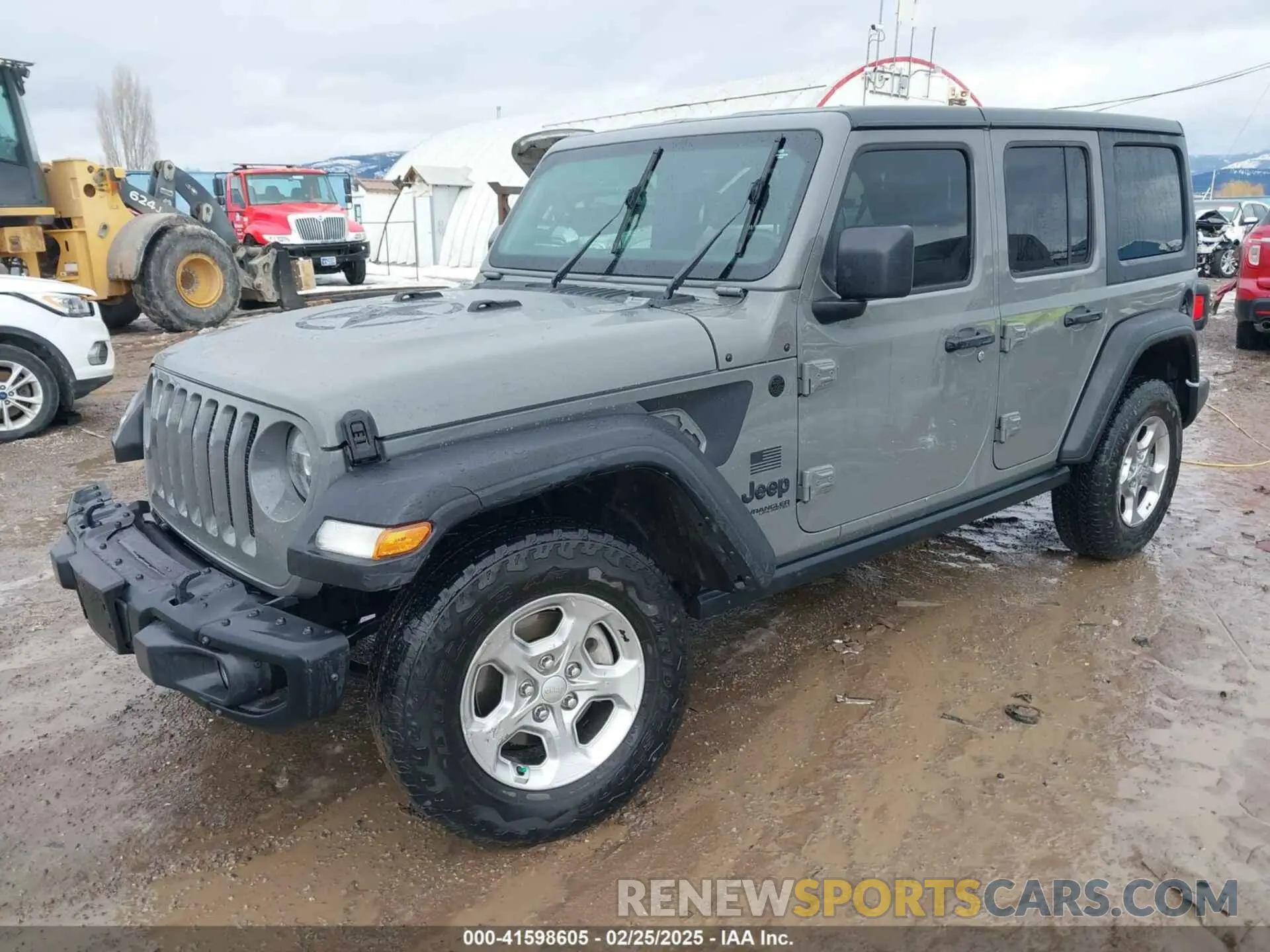 2 Photograph of a damaged car 1C4HJXDN6MW664417 JEEP WRANGLER UNLIMITED 2021