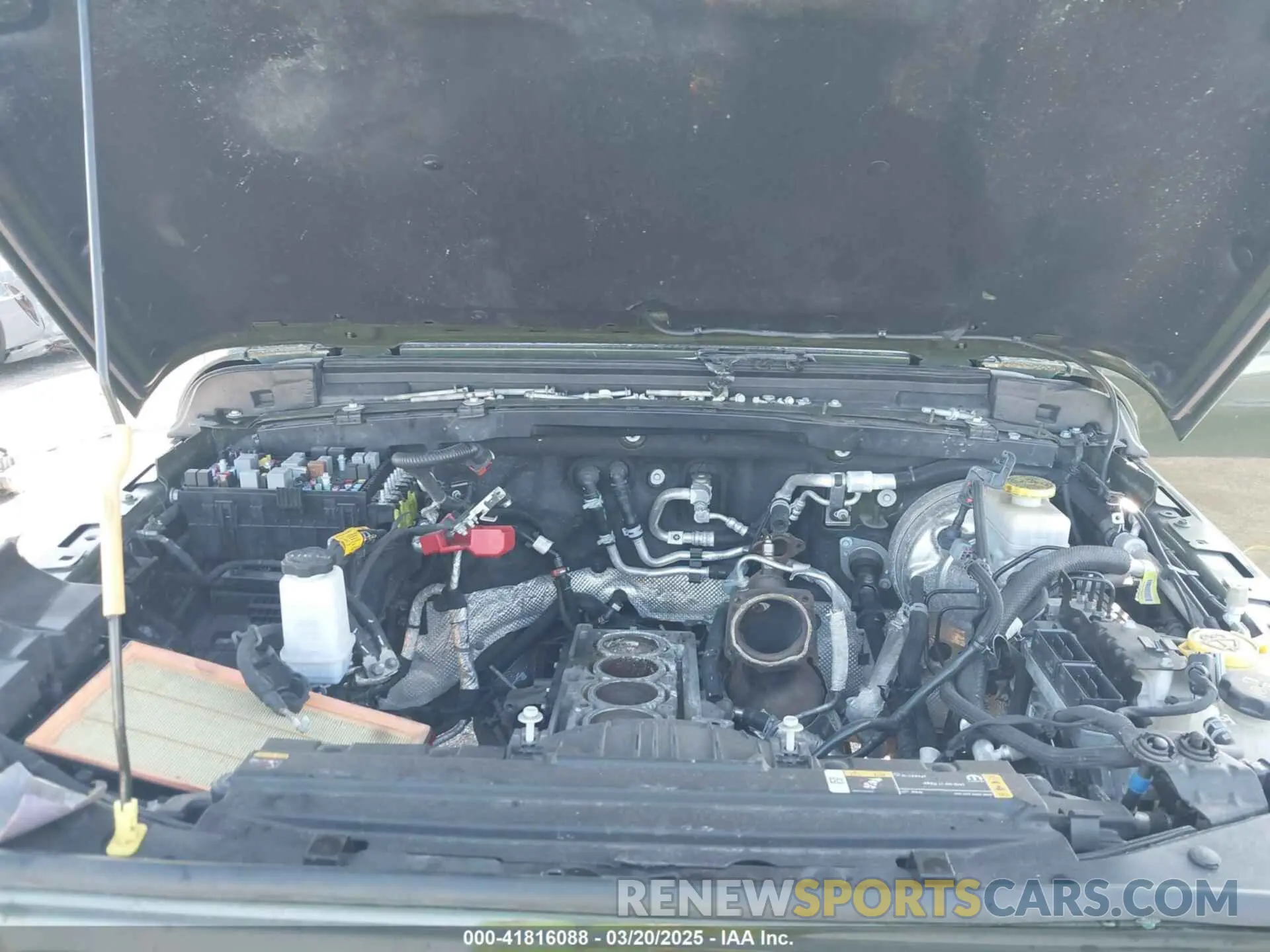 10 Photograph of a damaged car 1C4HJXDN6MW685090 JEEP WRANGLER UNLIMITED 2021