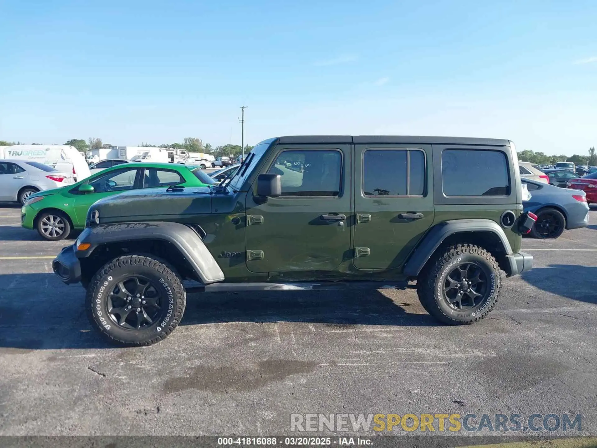 15 Photograph of a damaged car 1C4HJXDN6MW685090 JEEP WRANGLER UNLIMITED 2021
