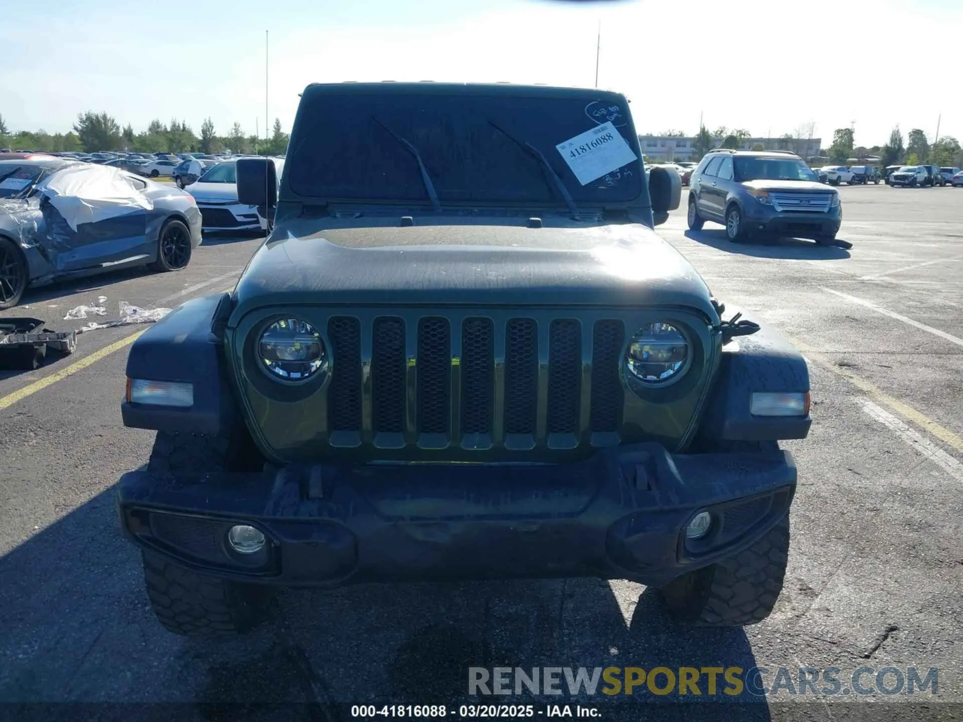 6 Photograph of a damaged car 1C4HJXDN6MW685090 JEEP WRANGLER UNLIMITED 2021