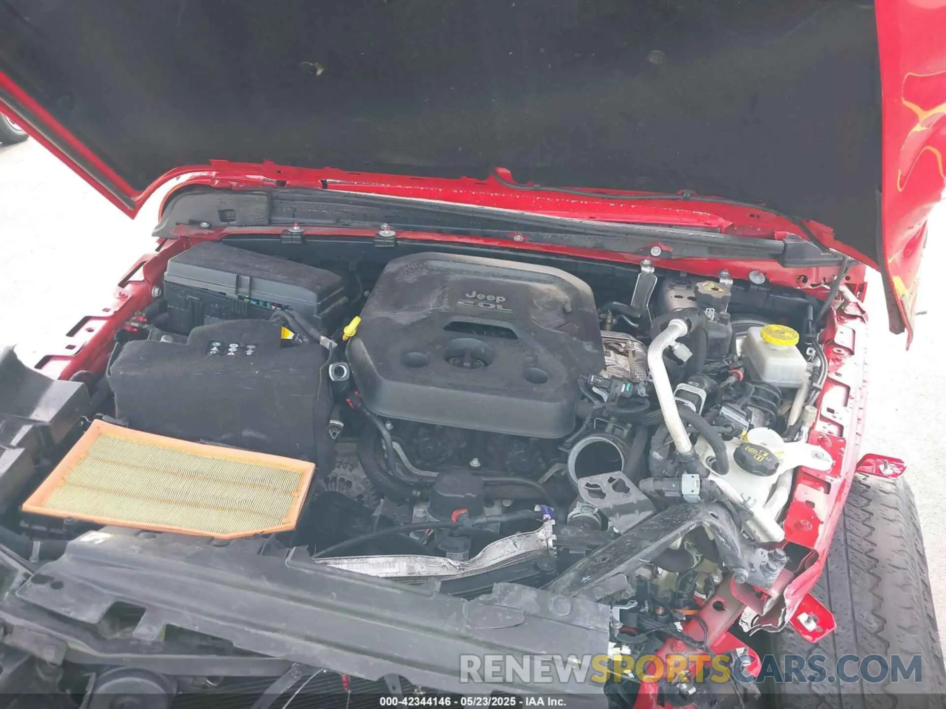 10 Photograph of a damaged car 1C4HJXDN6MW685705 JEEP WRANGLER UNLIMITED 2021