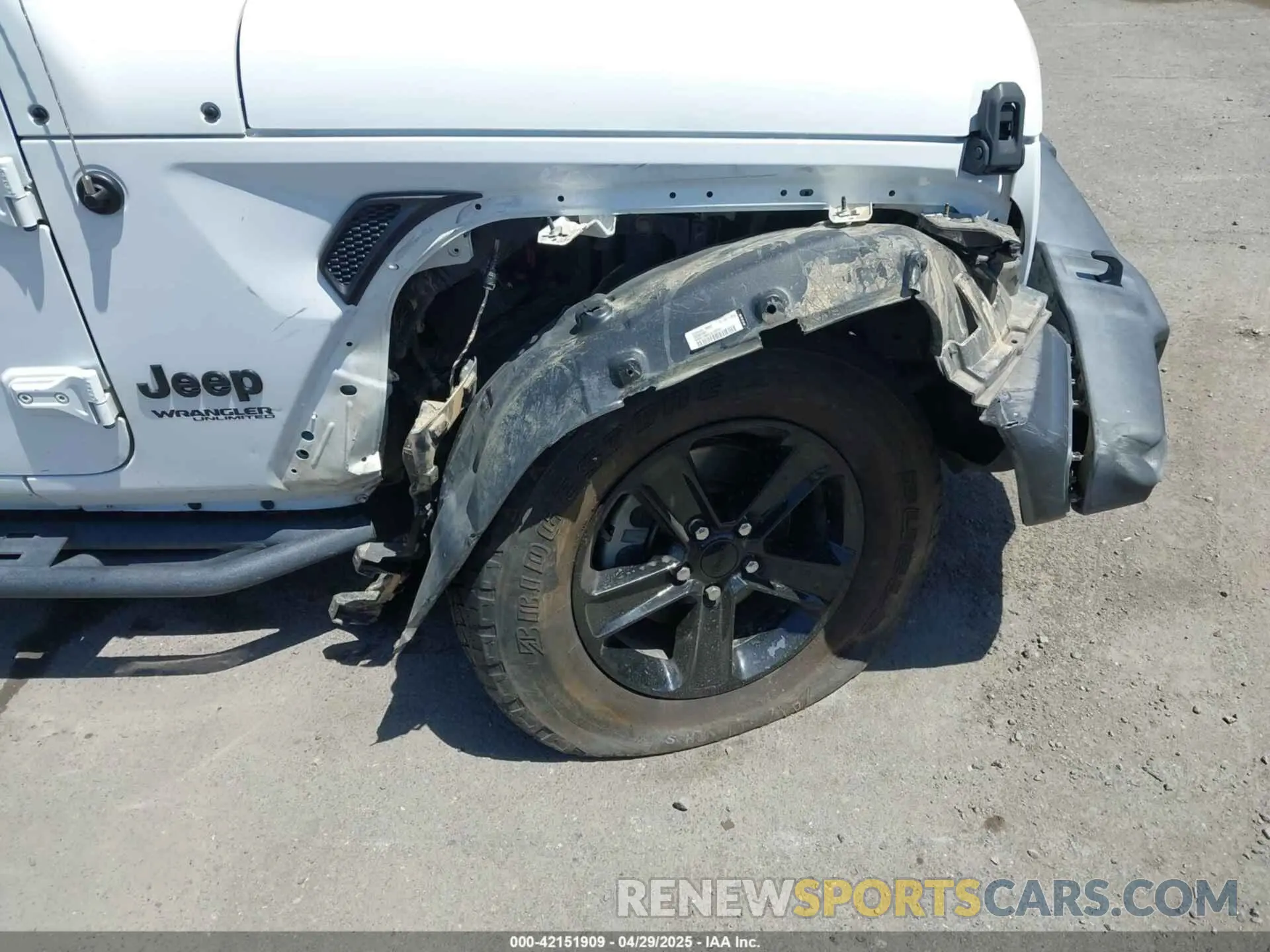 6 Photograph of a damaged car 1C4HJXDN7MW562916 JEEP WRANGLER UNLIMITED 2021