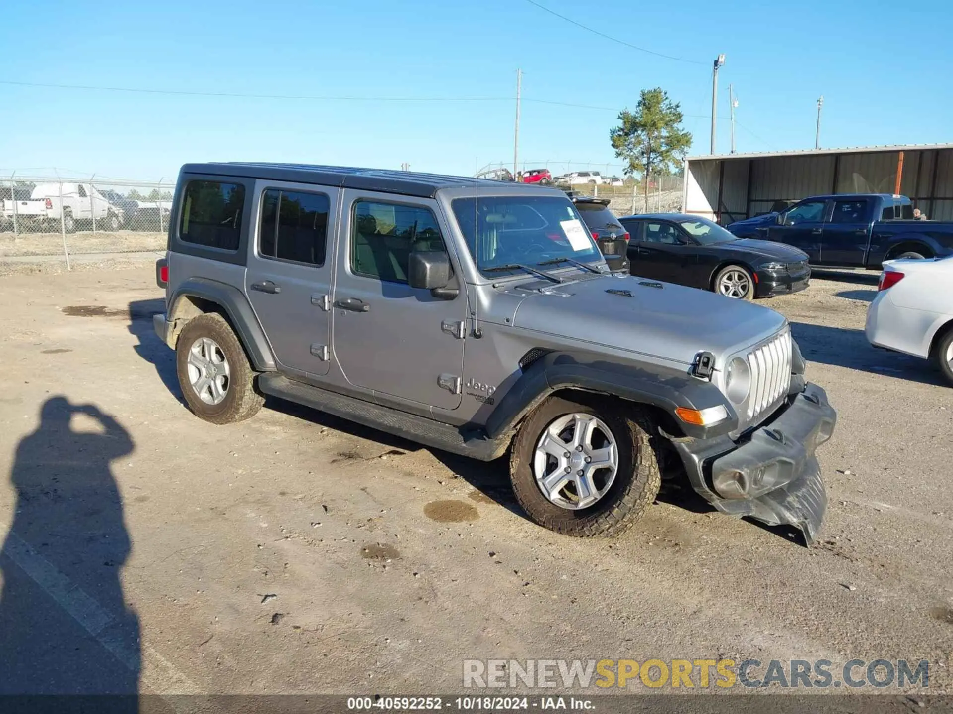 1 Photograph of a damaged car 1C4HJXDN7MW592756 JEEP WRANGLER UNLIMITED 2021