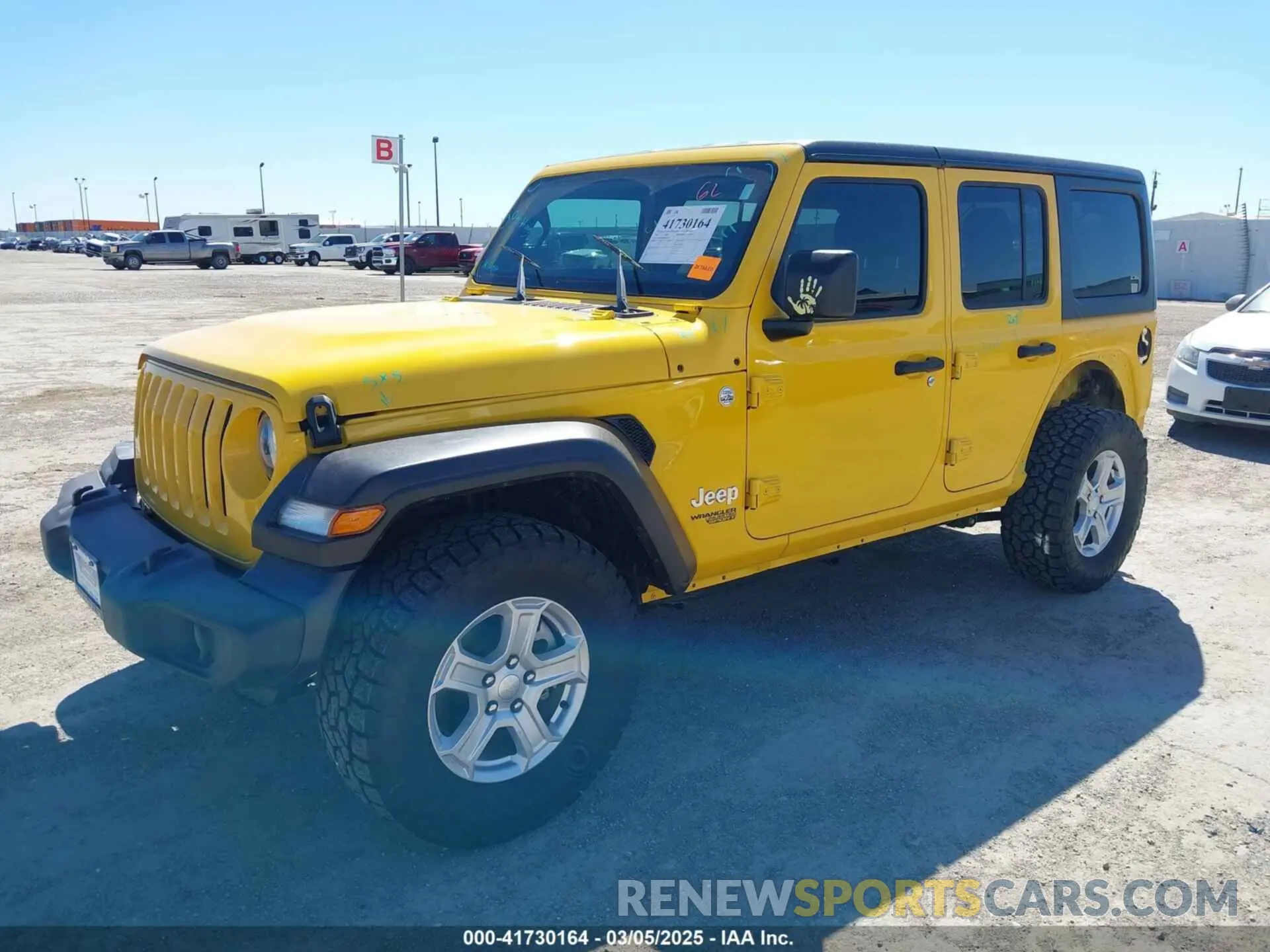 2 Photograph of a damaged car 1C4HJXDN8MW511747 JEEP WRANGLER UNLIMITED 2021