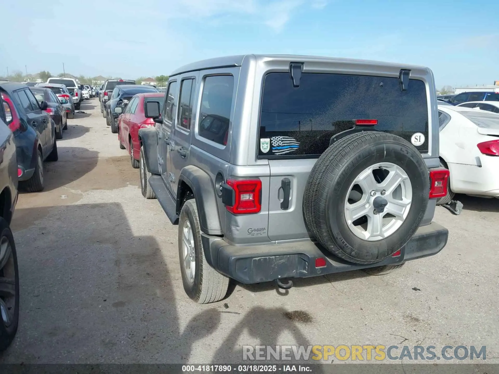 3 Photograph of a damaged car 1C4HJXDN8MW532307 JEEP WRANGLER UNLIMITED 2021