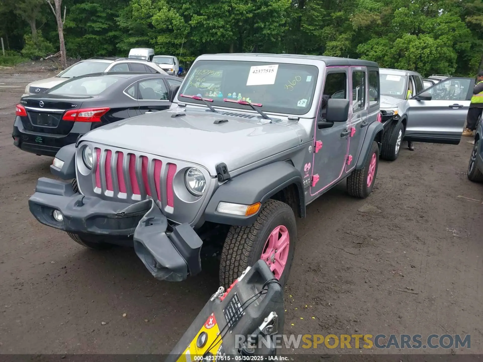 2 Photograph of a damaged car 1C4HJXDN8MW637302 JEEP WRANGLER UNLIMITED 2021