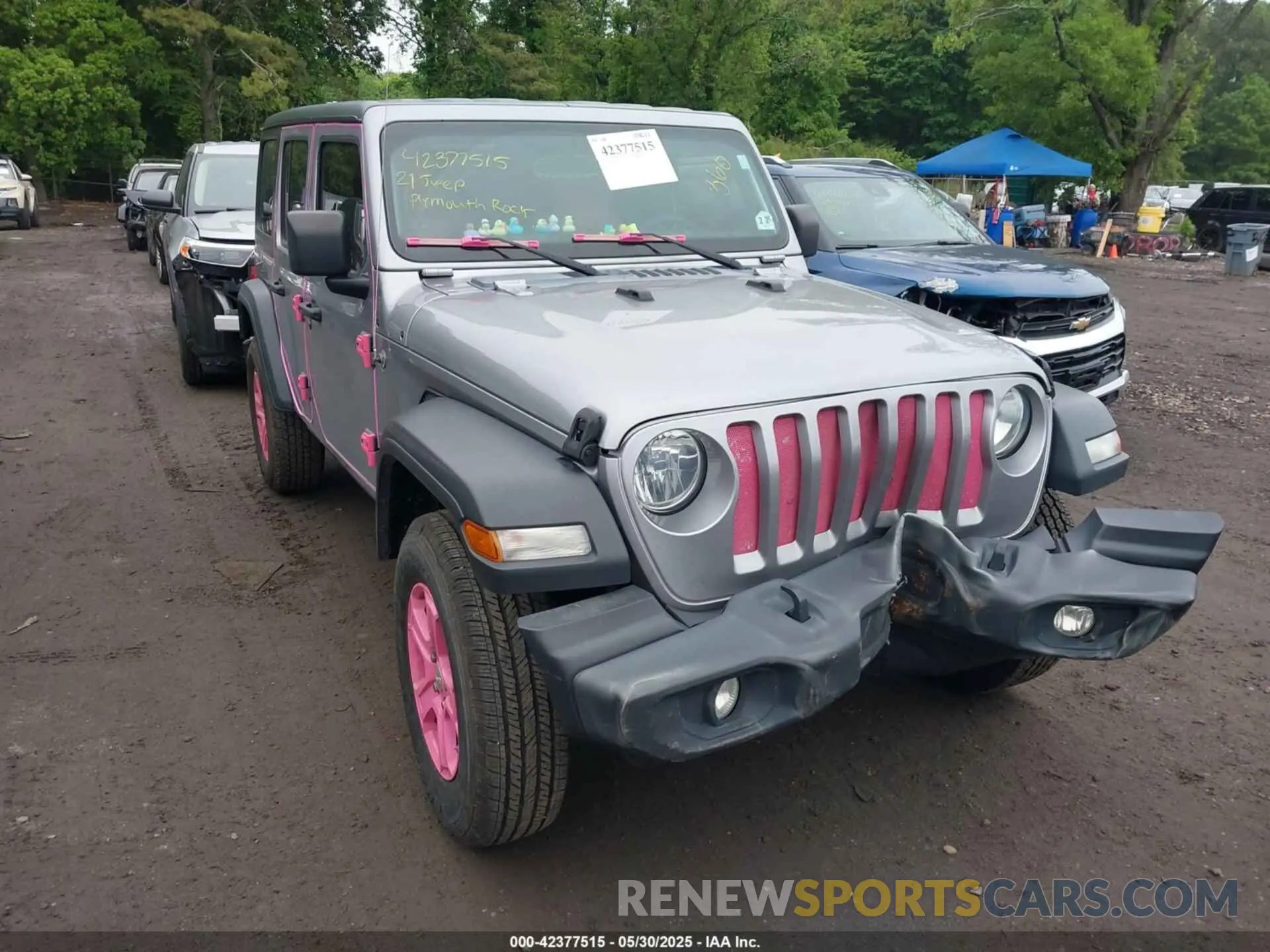 6 Photograph of a damaged car 1C4HJXDN8MW637302 JEEP WRANGLER UNLIMITED 2021