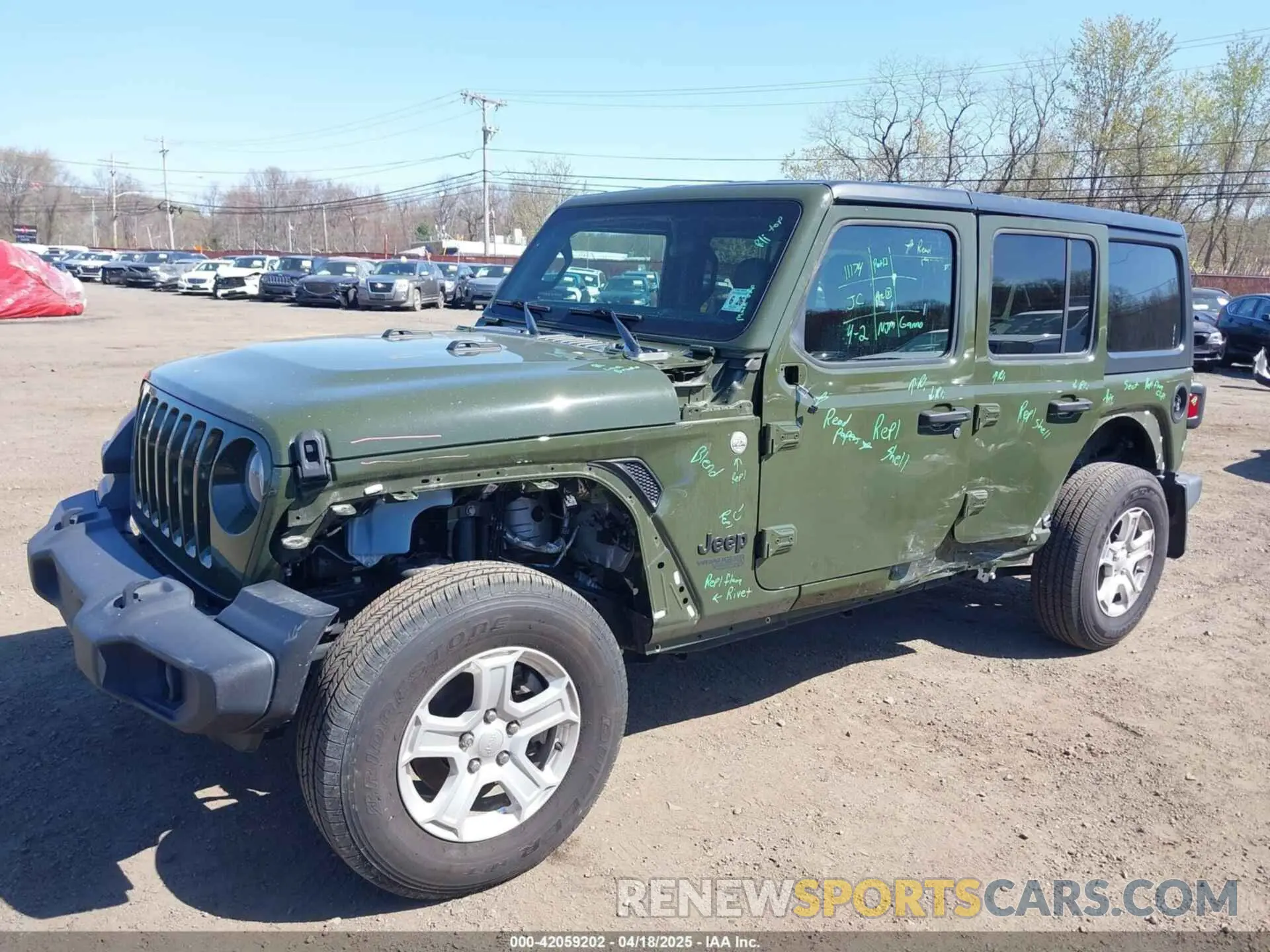 6 Photograph of a damaged car 1C4HJXDN8MW701628 JEEP WRANGLER UNLIMITED 2021