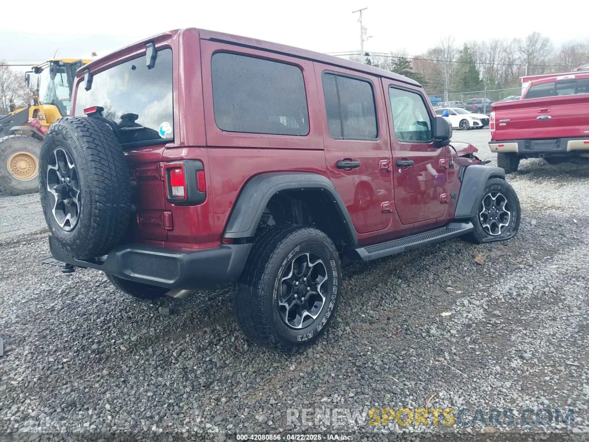 4 Photograph of a damaged car 1C4HJXDN8MW714976 JEEP WRANGLER UNLIMITED 2021