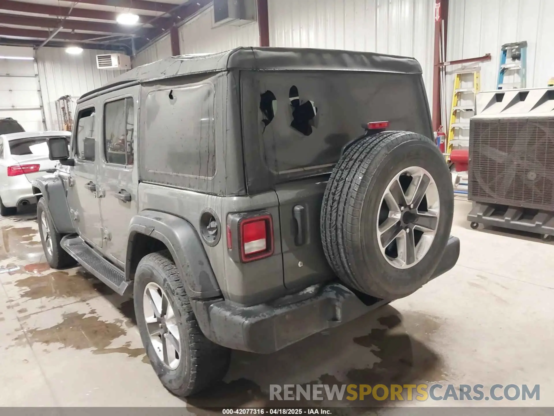 16 Photograph of a damaged car 1C4HJXDNXMW549111 JEEP WRANGLER UNLIMITED 2021