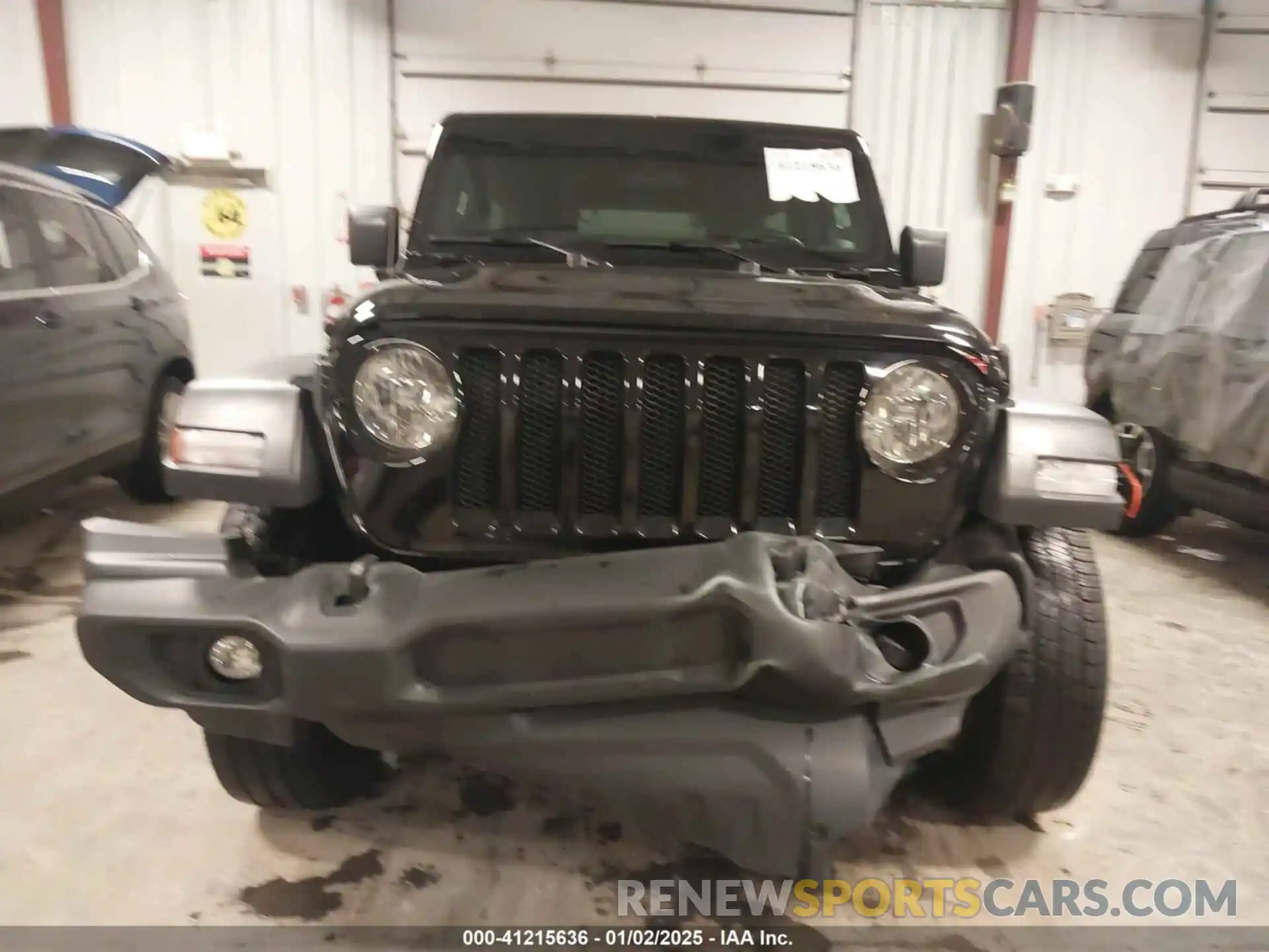 12 Photograph of a damaged car 1C4HJXDNXMW581587 JEEP WRANGLER UNLIMITED 2021