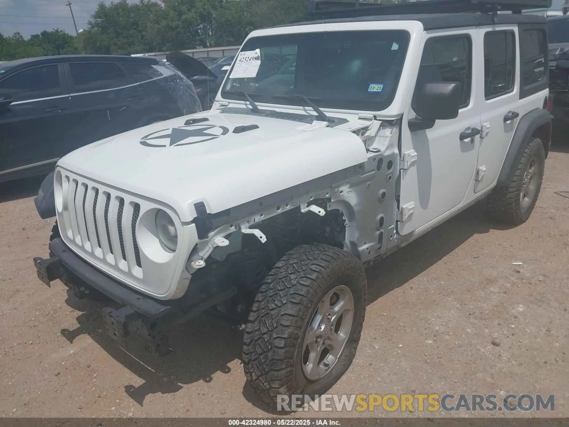 6 Photograph of a damaged car 1C4HJXDNXMW623210 JEEP WRANGLER UNLIMITED 2021
