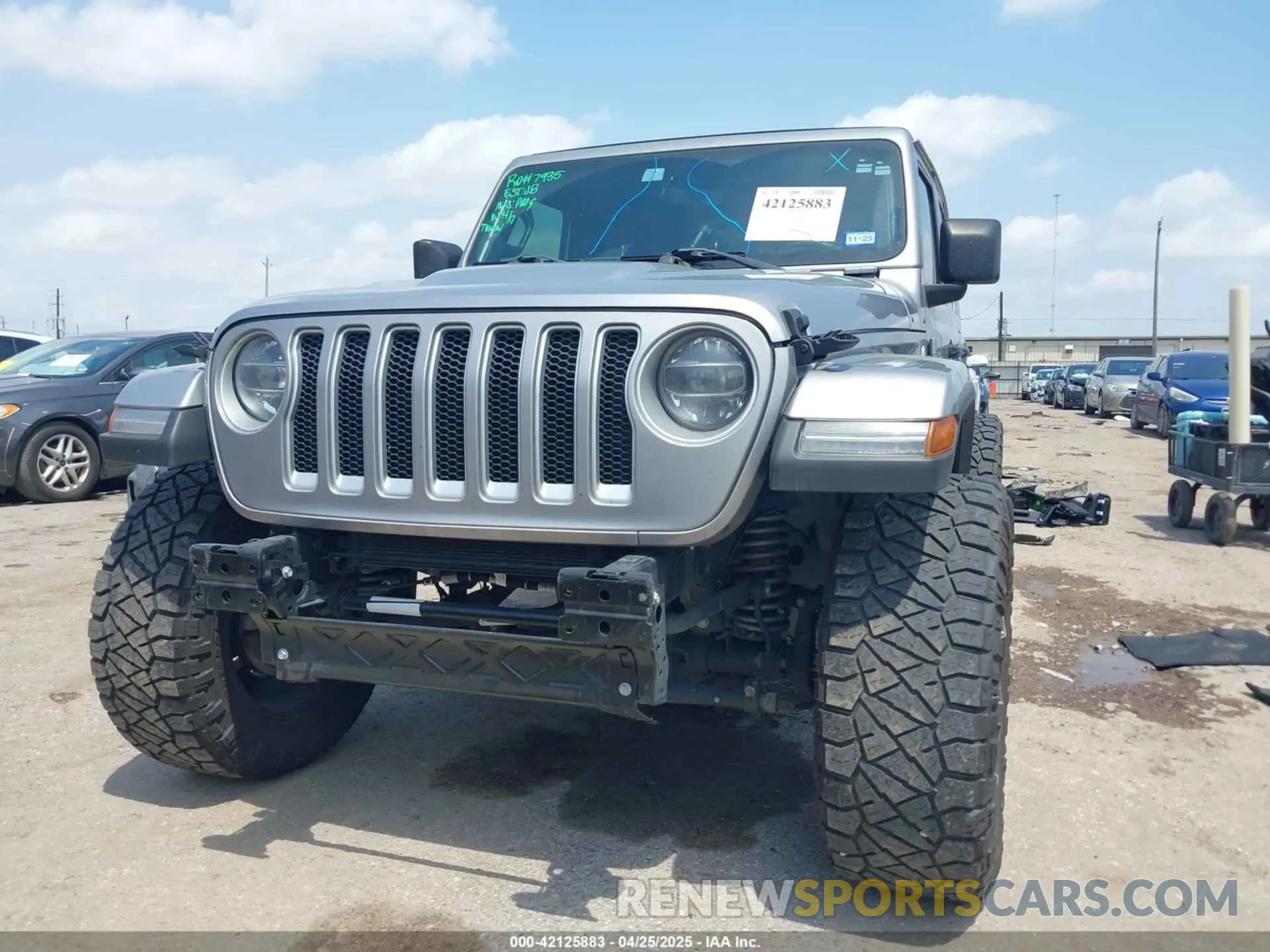 6 Photograph of a damaged car 1C4HJXEG3MW511185 JEEP WRANGLER UNLIMITED 2021