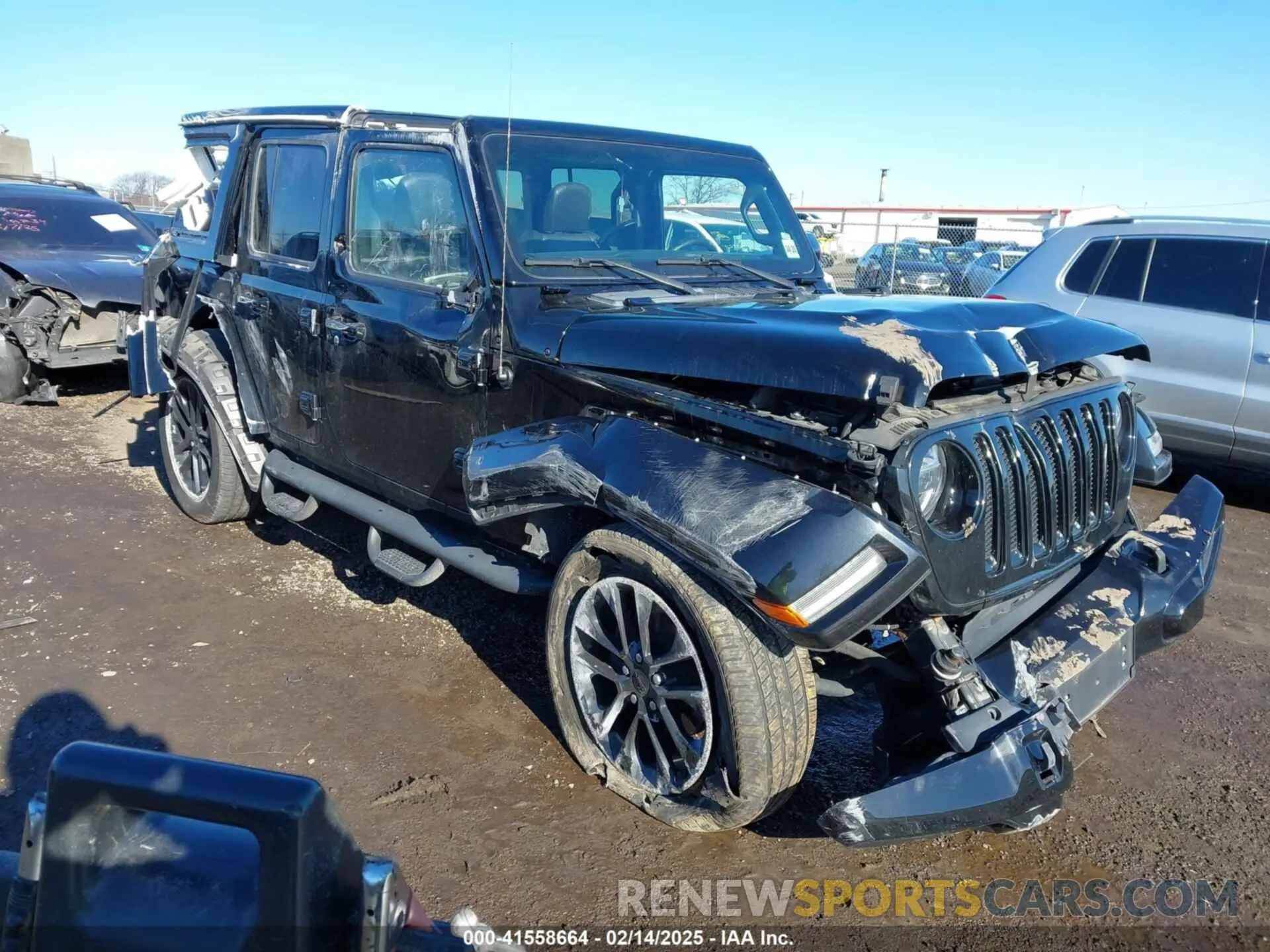 1 Photograph of a damaged car 1C4HJXEG4MW521174 JEEP WRANGLER UNLIMITED 2021