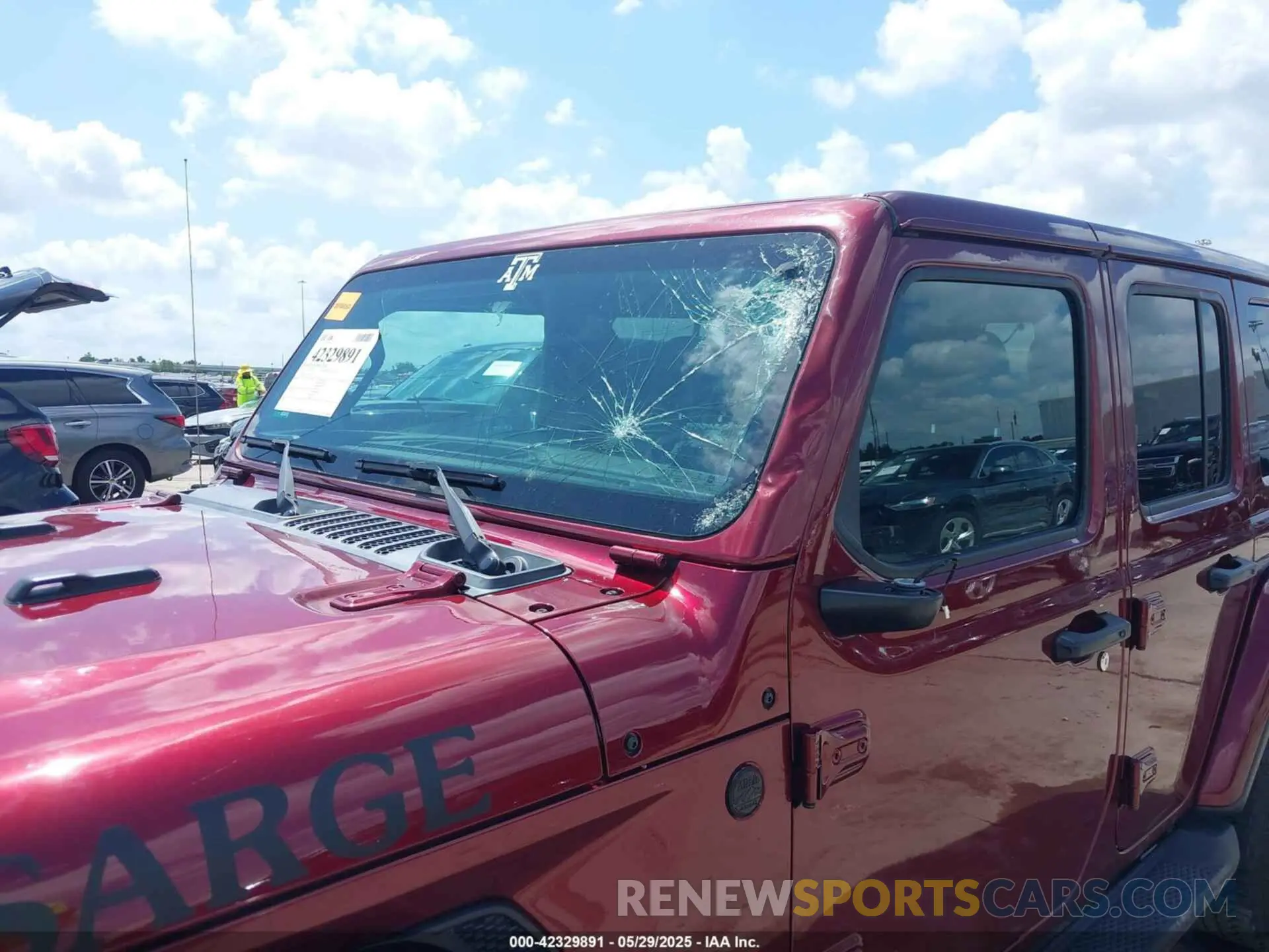 6 Photograph of a damaged car 1C4HJXEG5MW649214 JEEP WRANGLER UNLIMITED 2021
