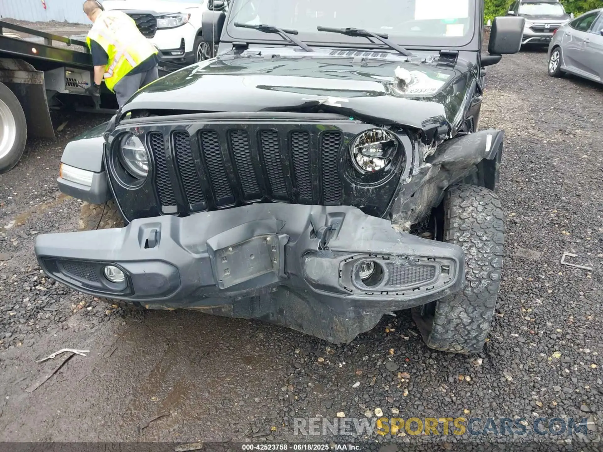 6 Photograph of a damaged car 1C4HJXEG9MW649278 JEEP WRANGLER UNLIMITED 2021