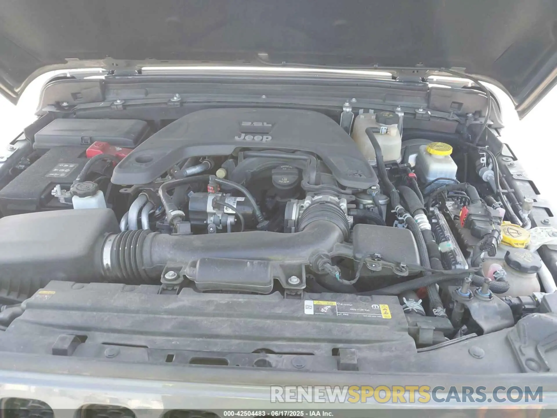 10 Photograph of a damaged car 1C4HJXEGXMW584263 JEEP WRANGLER UNLIMITED 2021