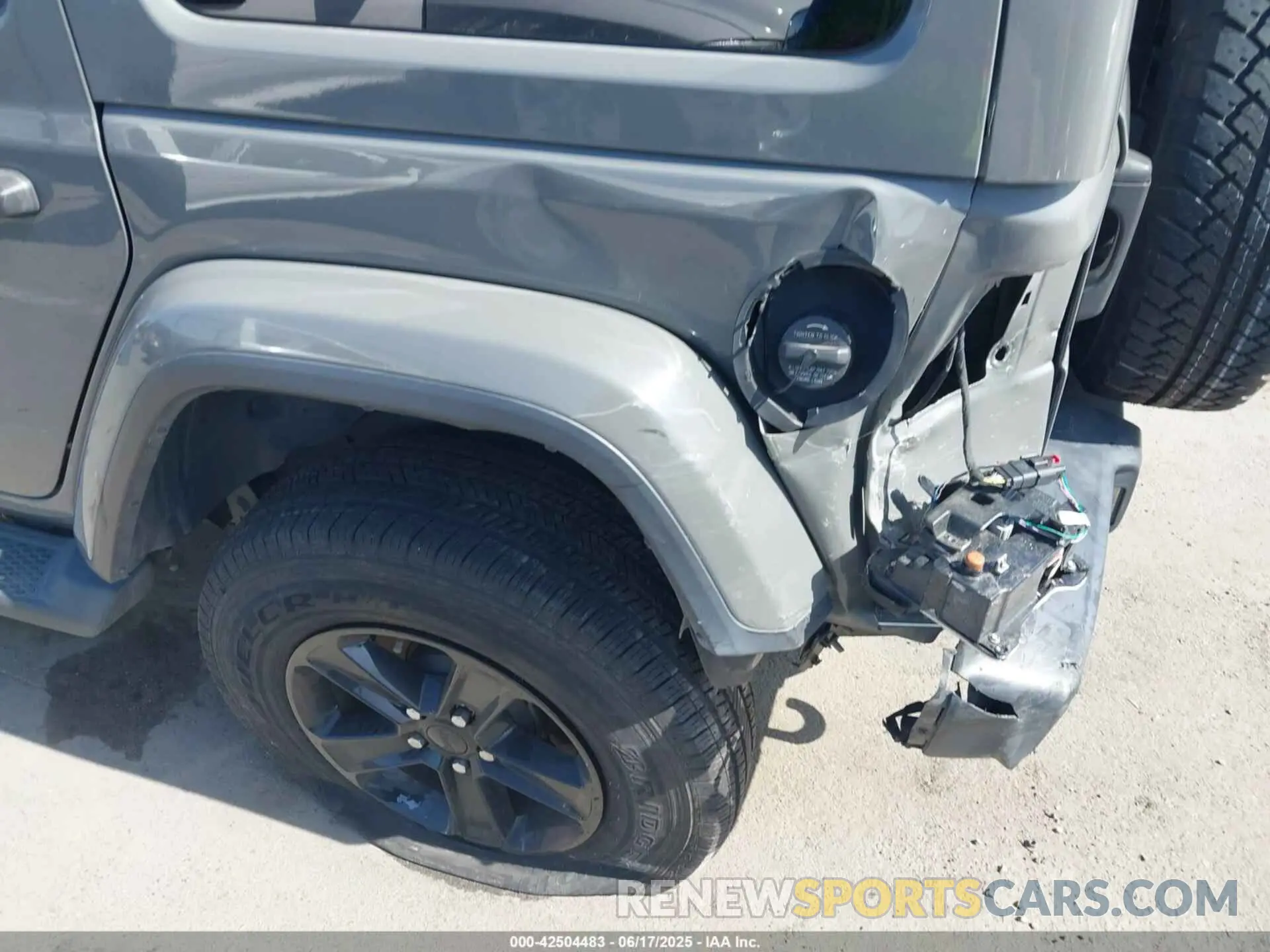 6 Photograph of a damaged car 1C4HJXEGXMW584263 JEEP WRANGLER UNLIMITED 2021
