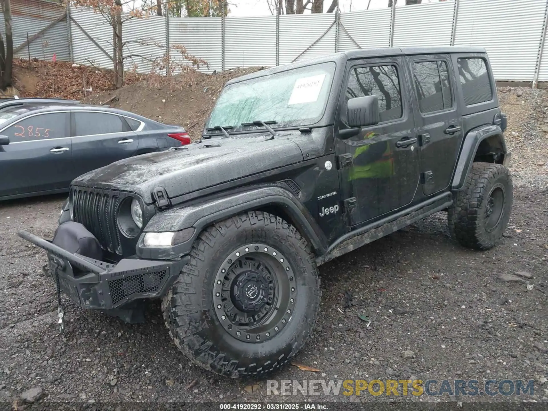 2 Photograph of a damaged car 1C4HJXEN0MW502118 JEEP WRANGLER UNLIMITED 2021