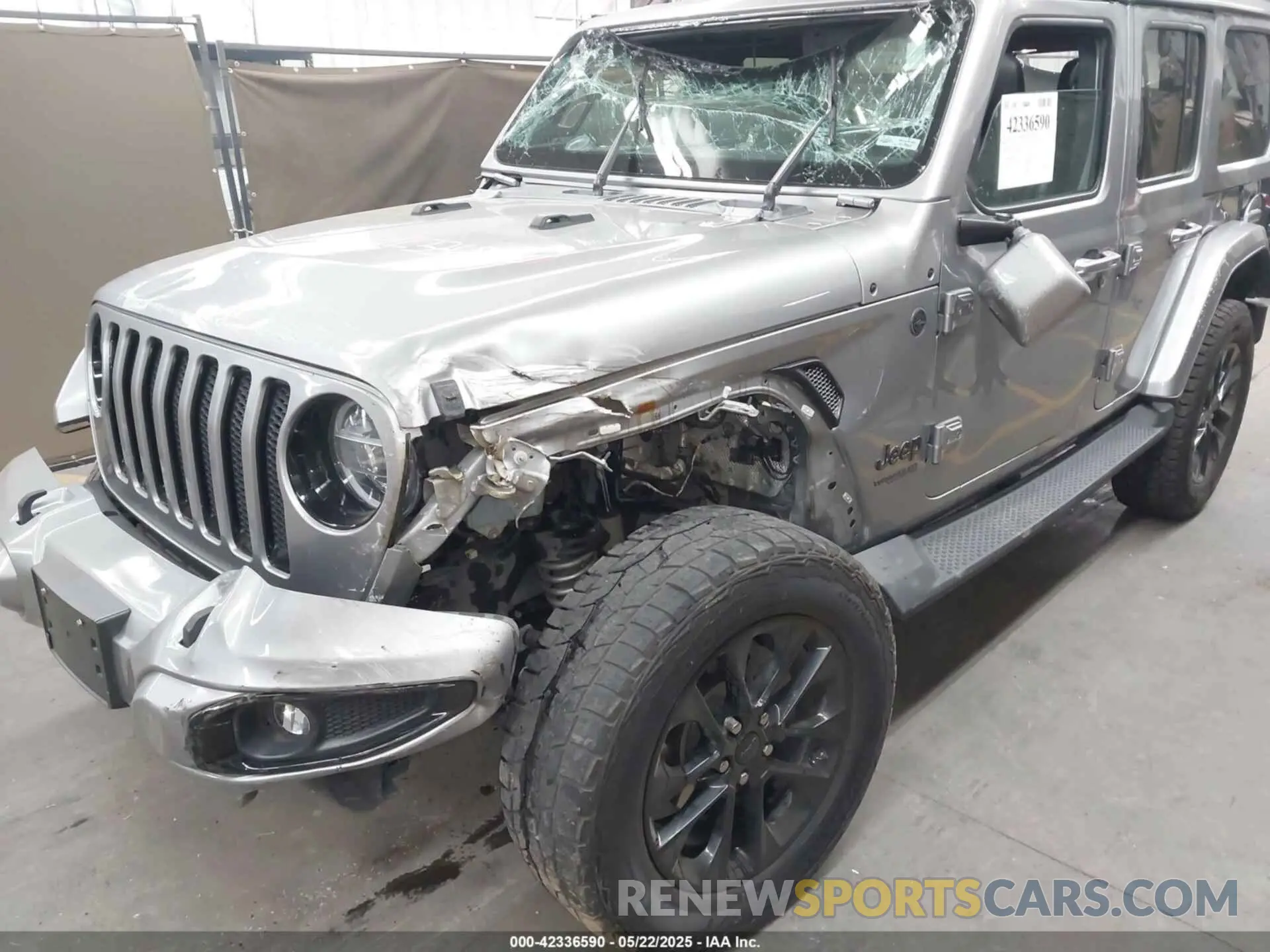 6 Photograph of a damaged car 1C4HJXEN1MW529568 JEEP WRANGLER UNLIMITED 2021