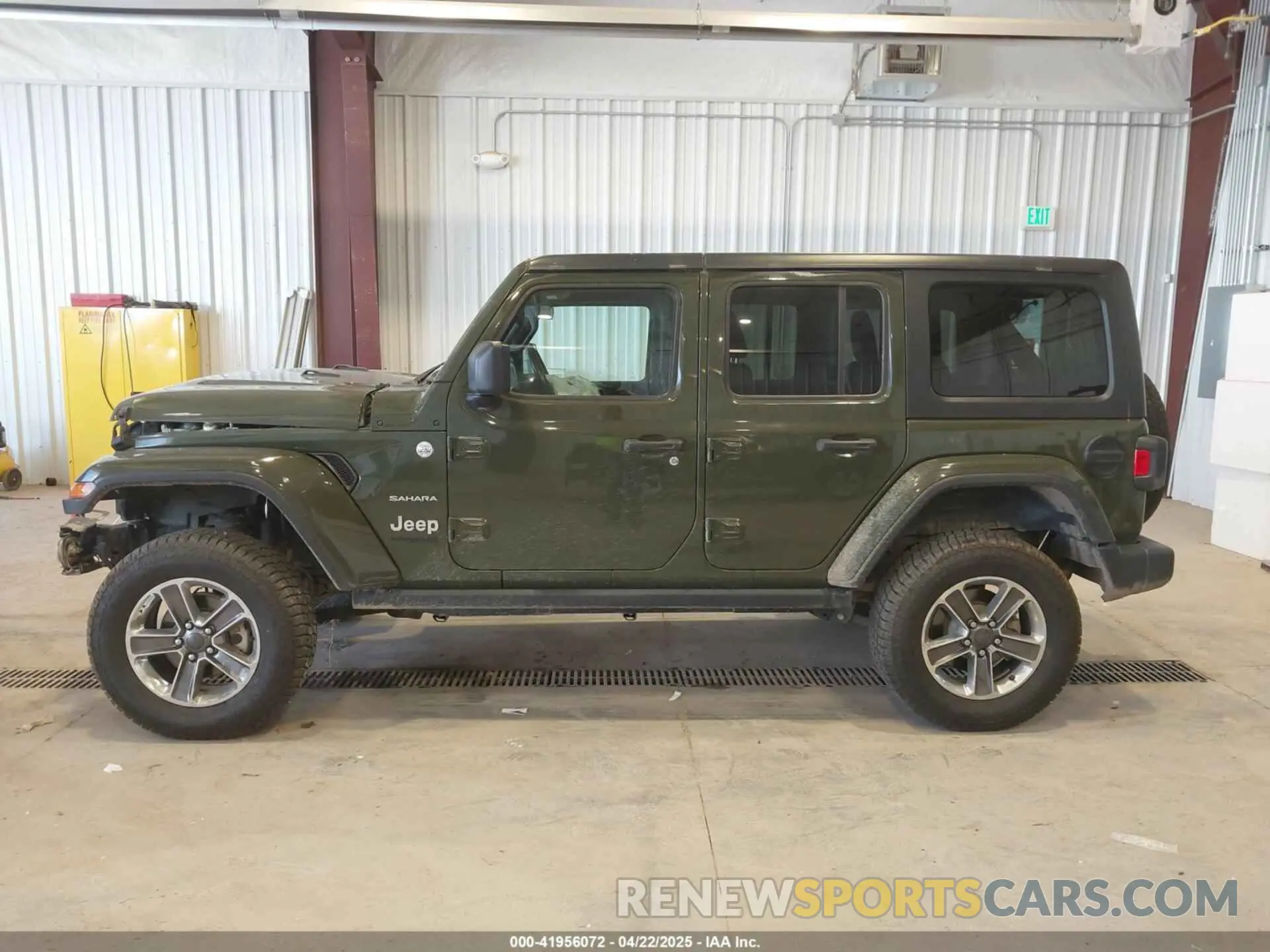 15 Photograph of a damaged car 1C4HJXEN2MW592565 JEEP WRANGLER UNLIMITED 2021