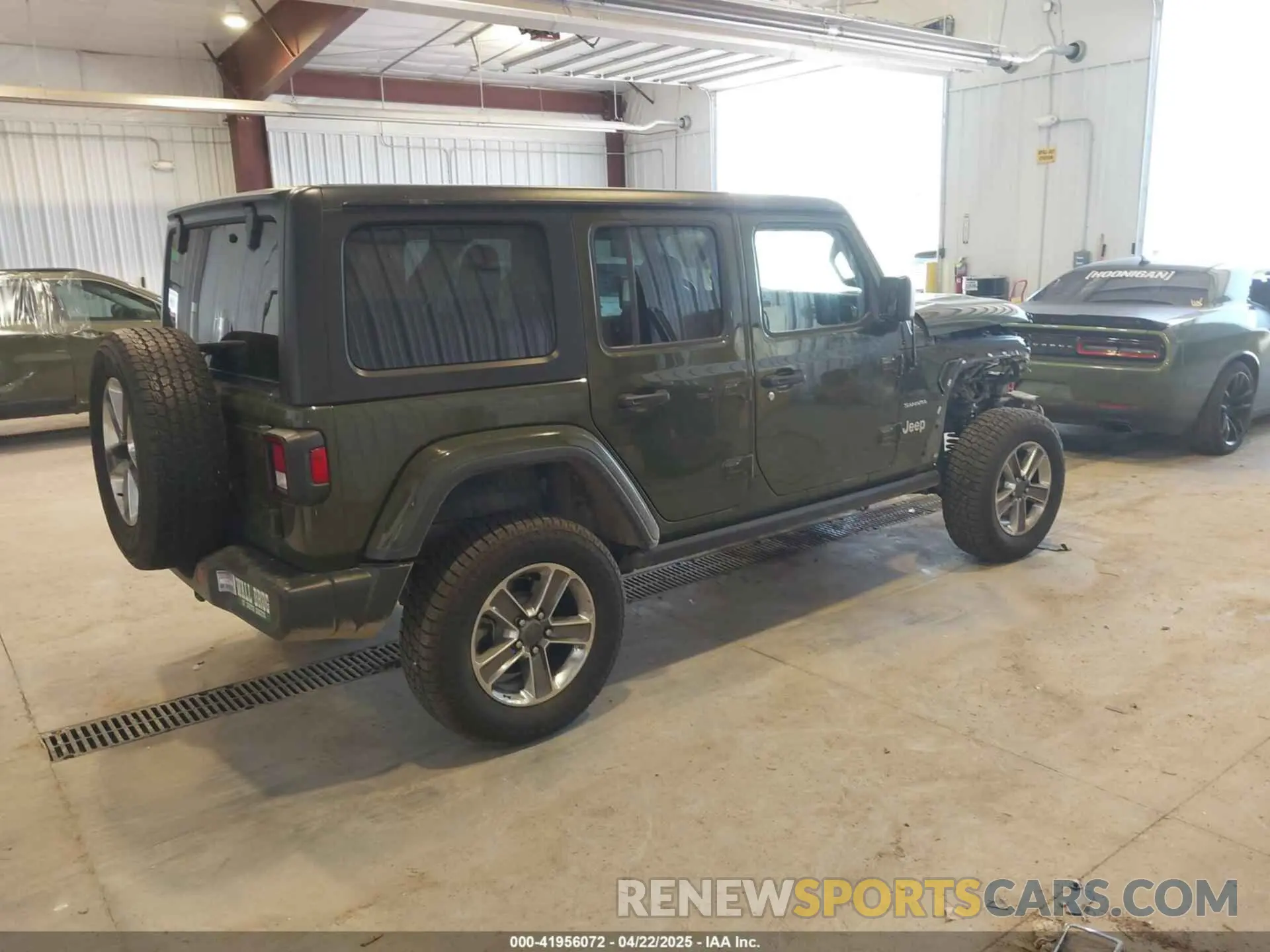 4 Photograph of a damaged car 1C4HJXEN2MW592565 JEEP WRANGLER UNLIMITED 2021