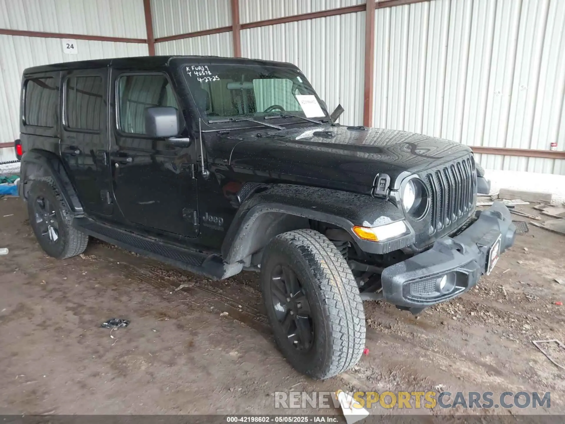 1 Photograph of a damaged car 1C4HJXEN2MW792491 JEEP WRANGLER UNLIMITED 2021